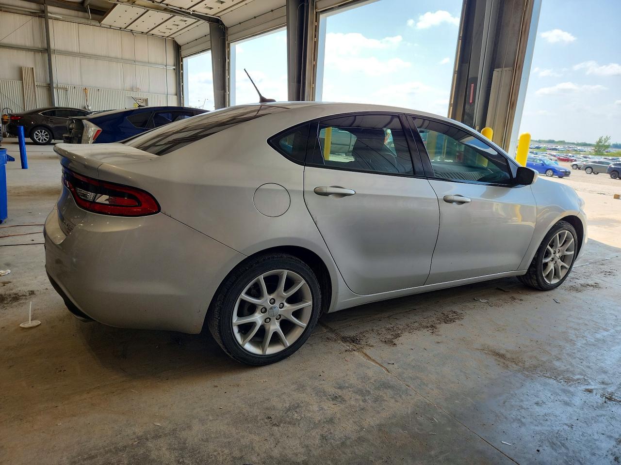 2013 Dodge Dart Sxt Silver vin: 1C3CDFBH5DD132889