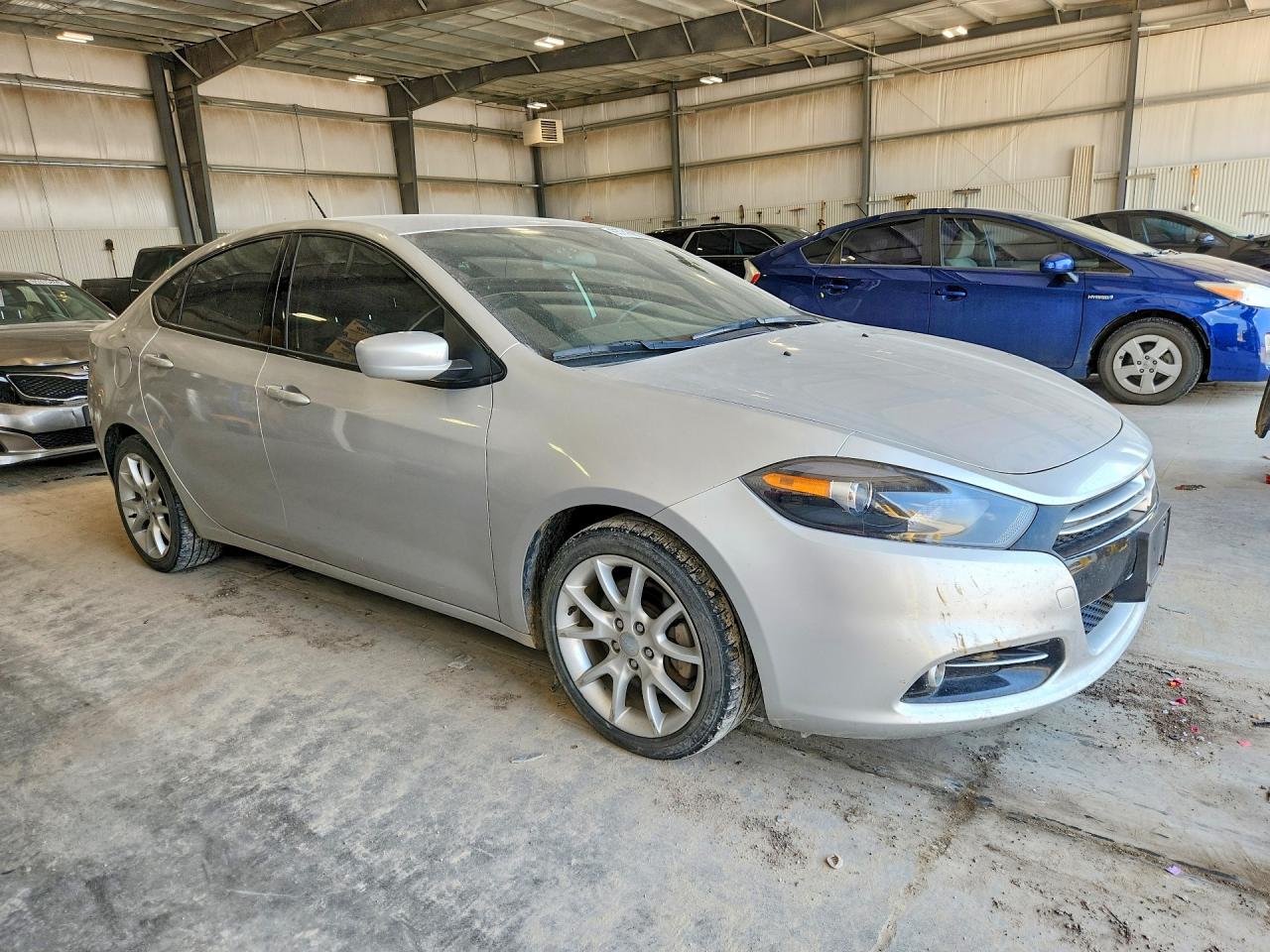 2013 Dodge Dart Sxt Silver vin: 1C3CDFBH5DD132889
