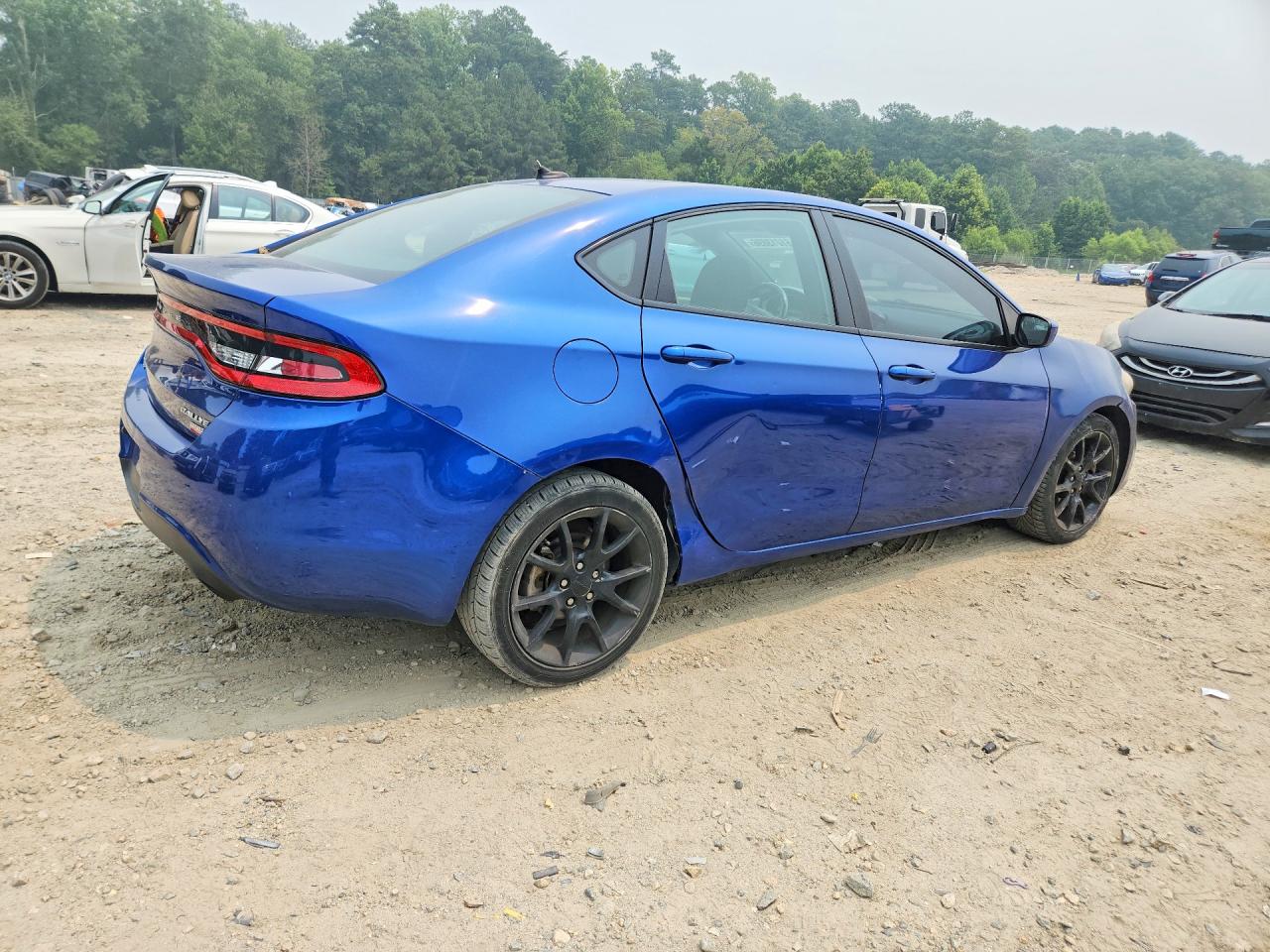 2013 Dodge Dart Sxt Синий vin: 1C3CDFBH5DD198780