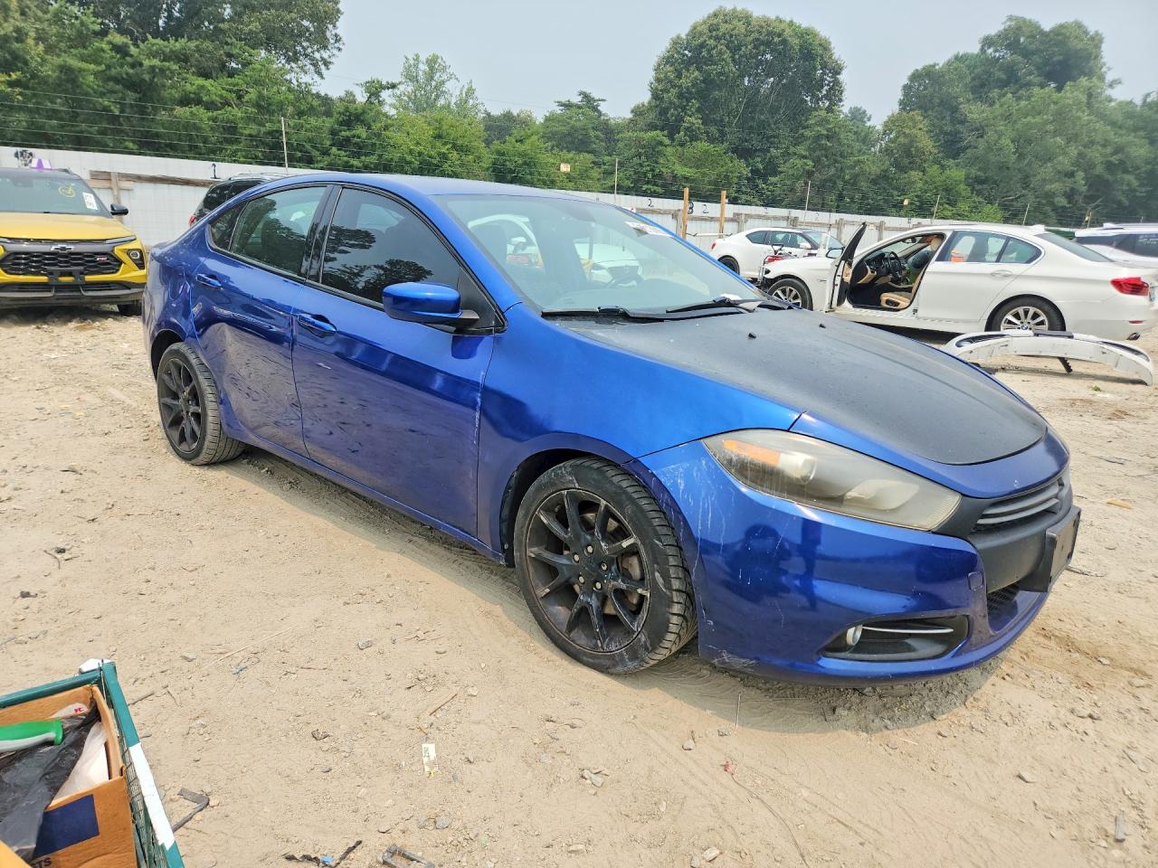 2013 Dodge Dart Sxt Синий vin: 1C3CDFBH5DD198780
