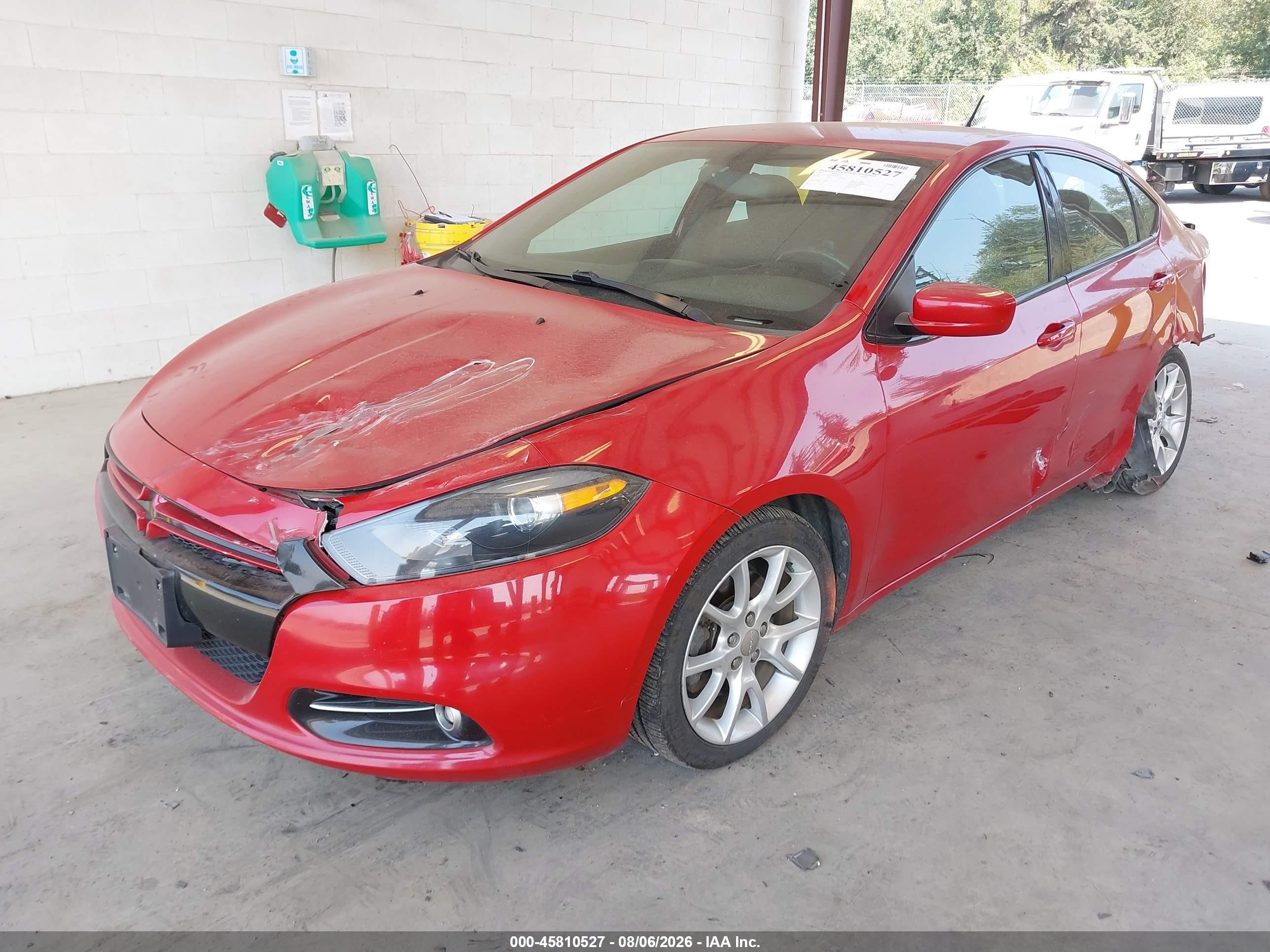 2013 Dodge Dart Rallye Red vin: 1C3CDFBH6DD149152