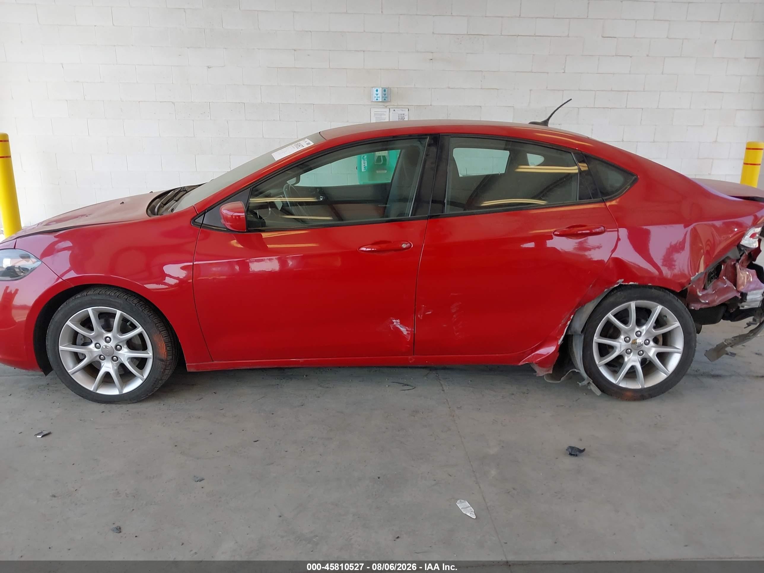 2013 Dodge Dart Rallye Red vin: 1C3CDFBH6DD149152