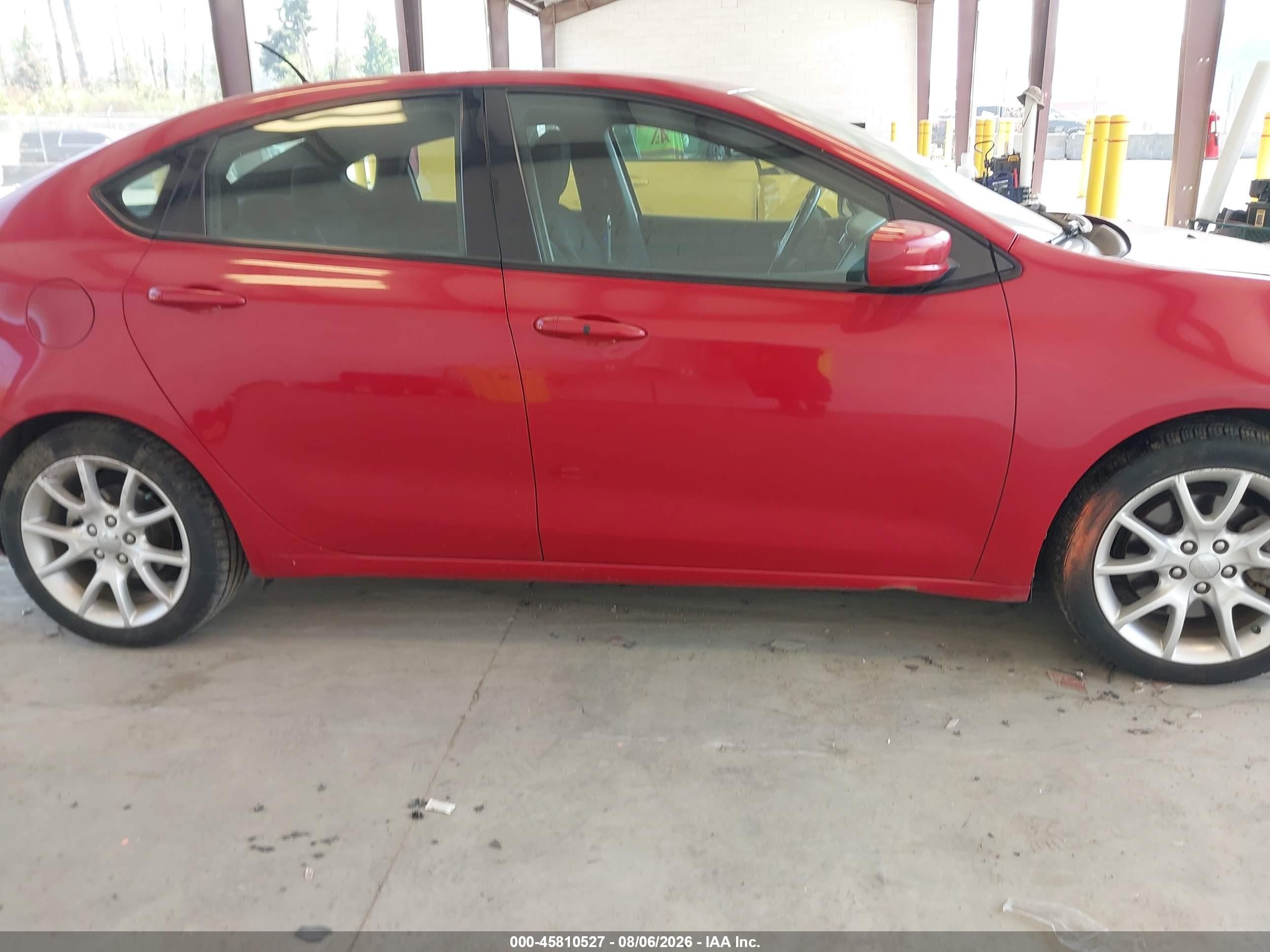 2013 Dodge Dart Rallye Red vin: 1C3CDFBH6DD149152