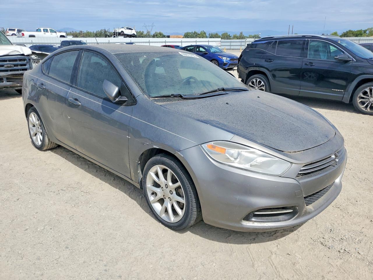 2013 Dodge Dart Sxt Серебряный vin: 1C3CDFBH6DD707811