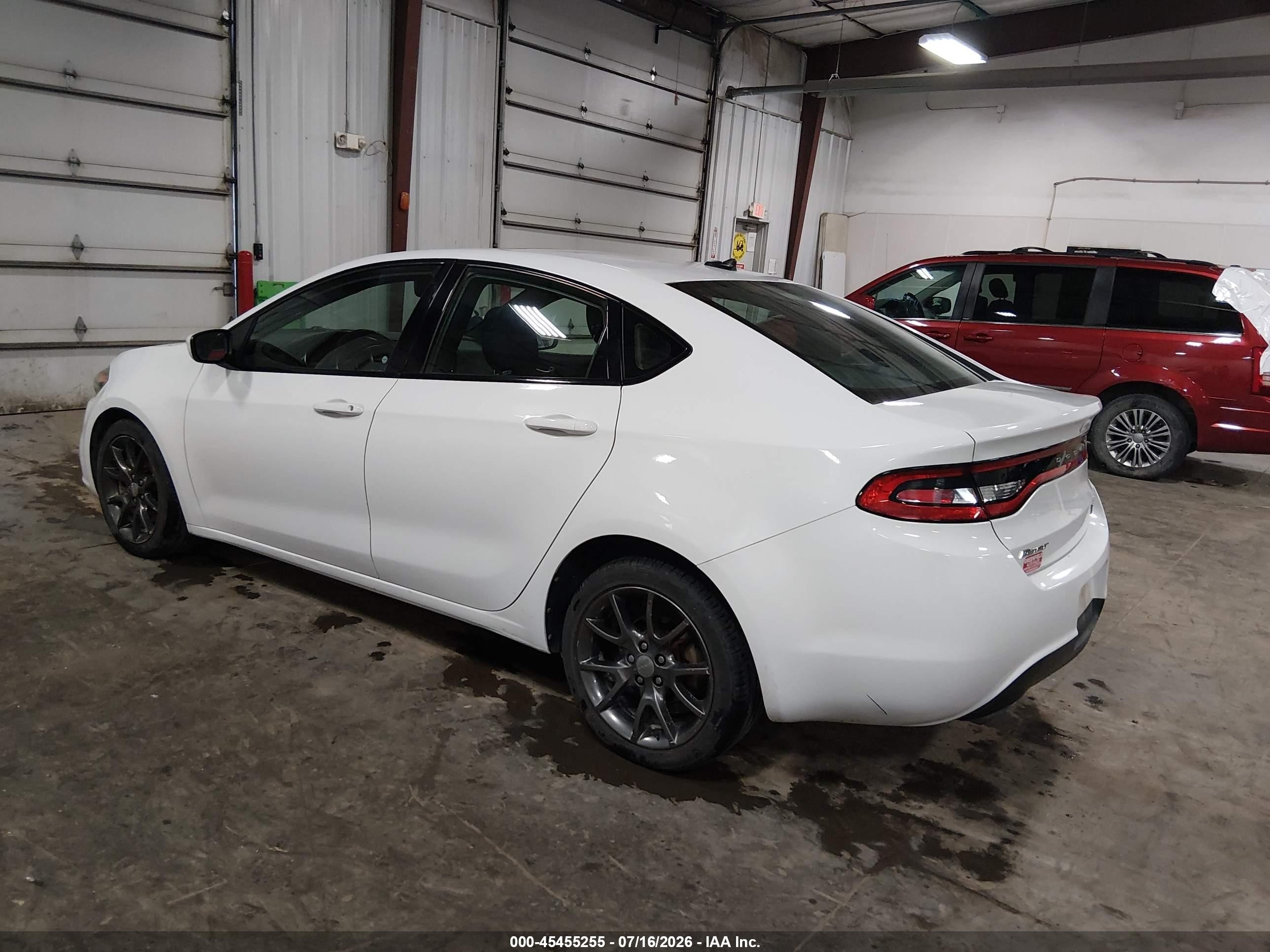2013 Dodge Dart Rallye White vin: 1C3CDFBH8DD219444