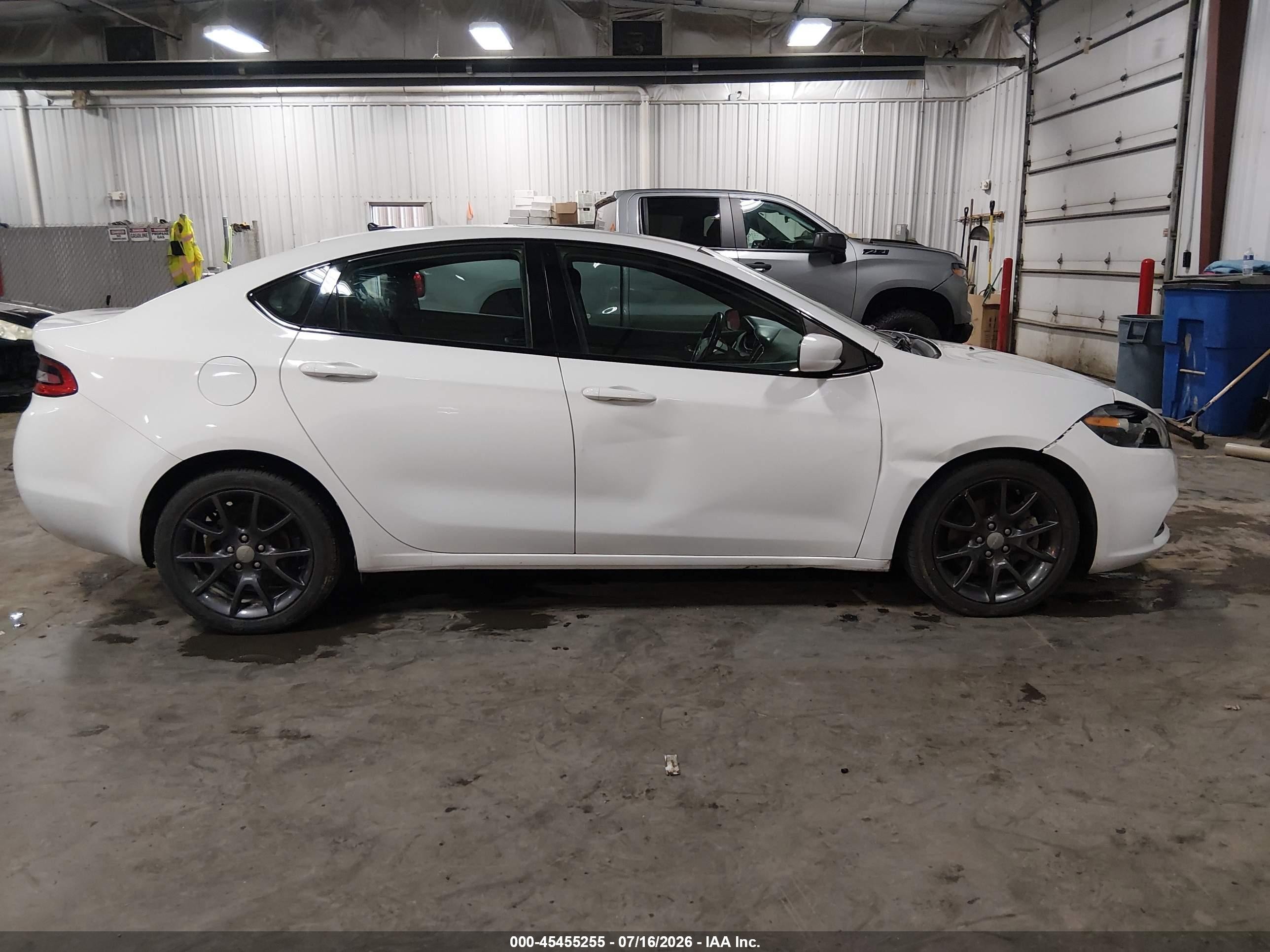 2013 Dodge Dart Rallye White vin: 1C3CDFBH8DD219444