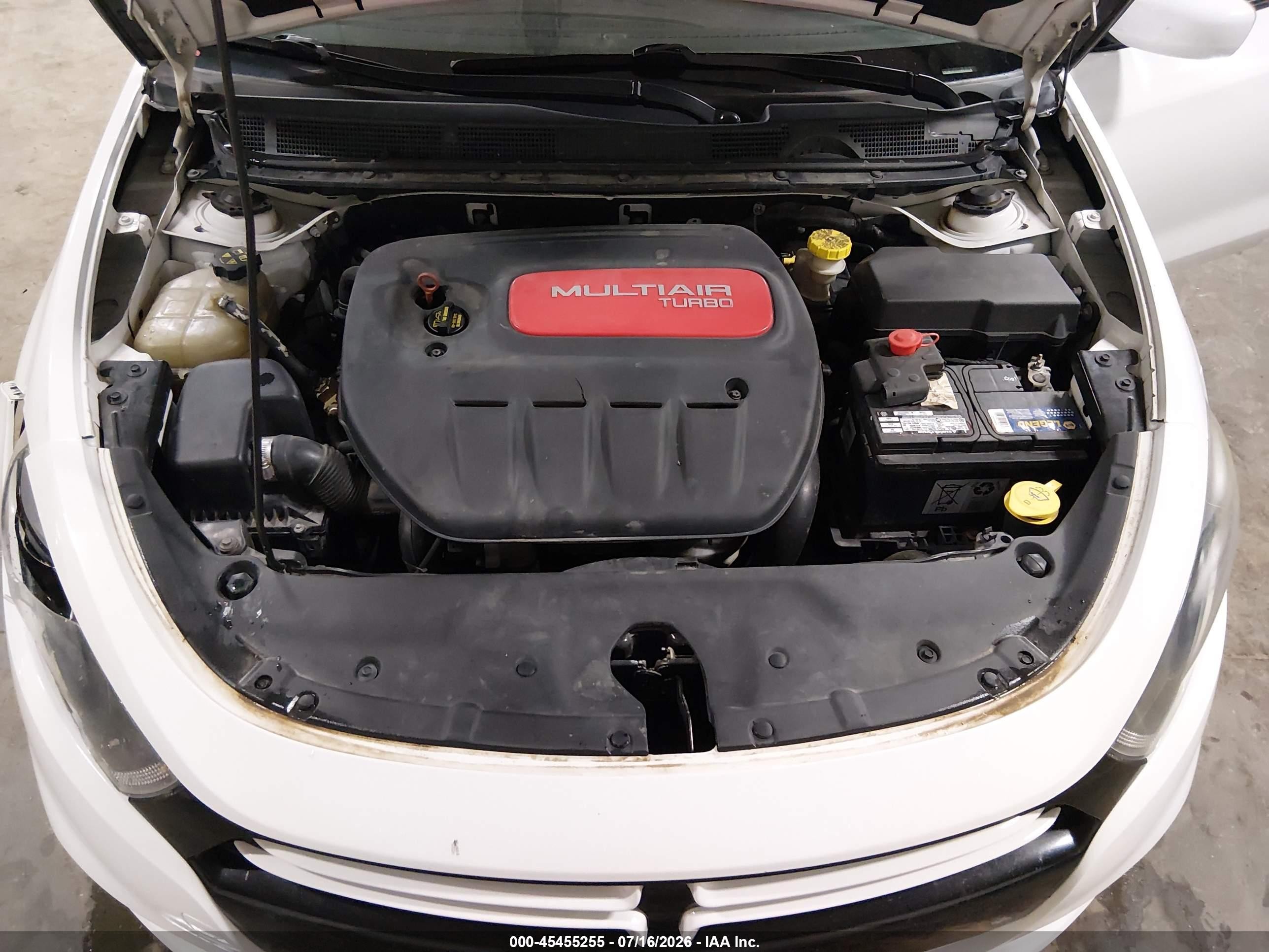 2013 Dodge Dart Rallye White vin: 1C3CDFBH8DD219444
