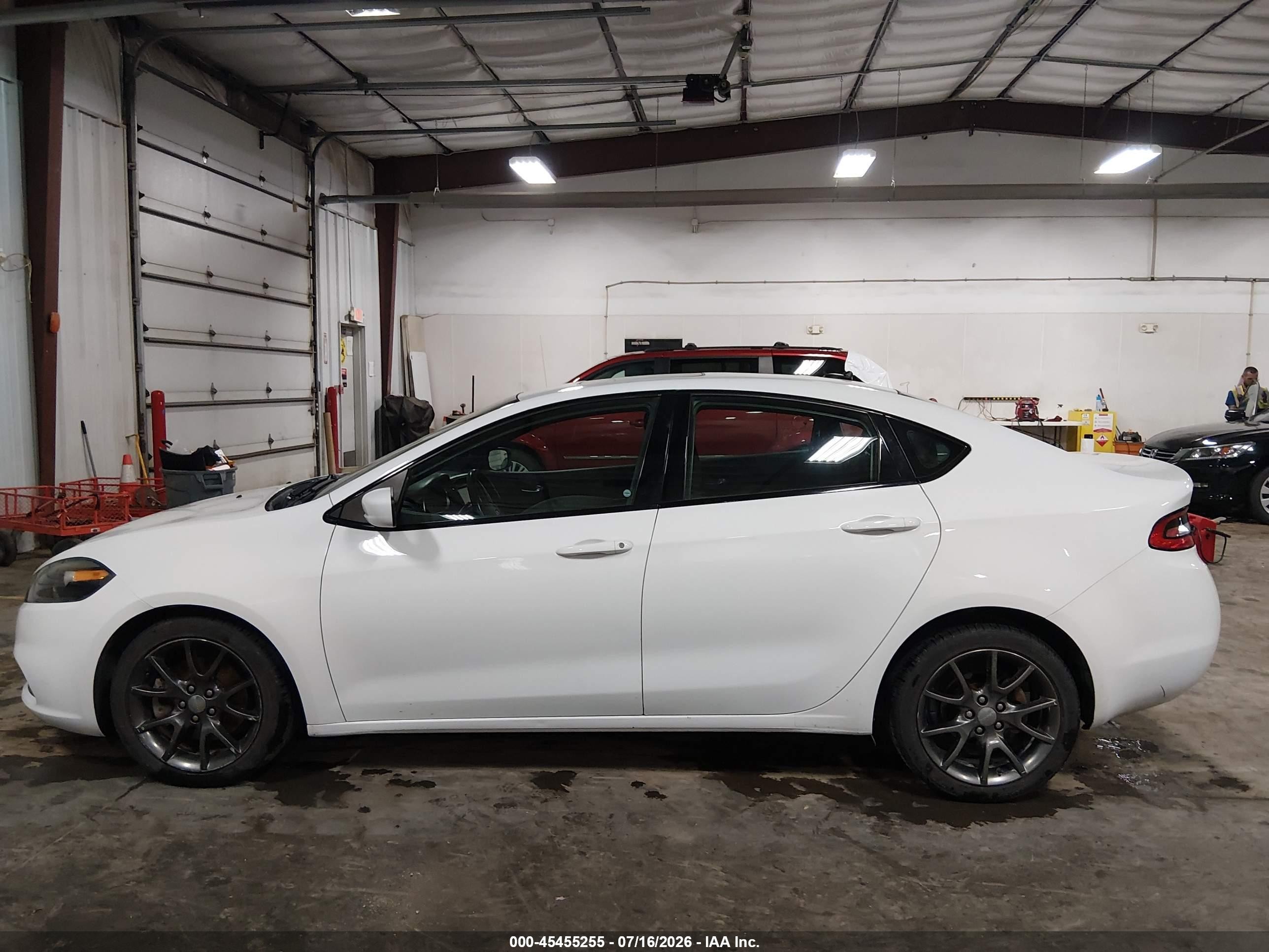 2013 Dodge Dart Rallye White vin: 1C3CDFBH8DD219444