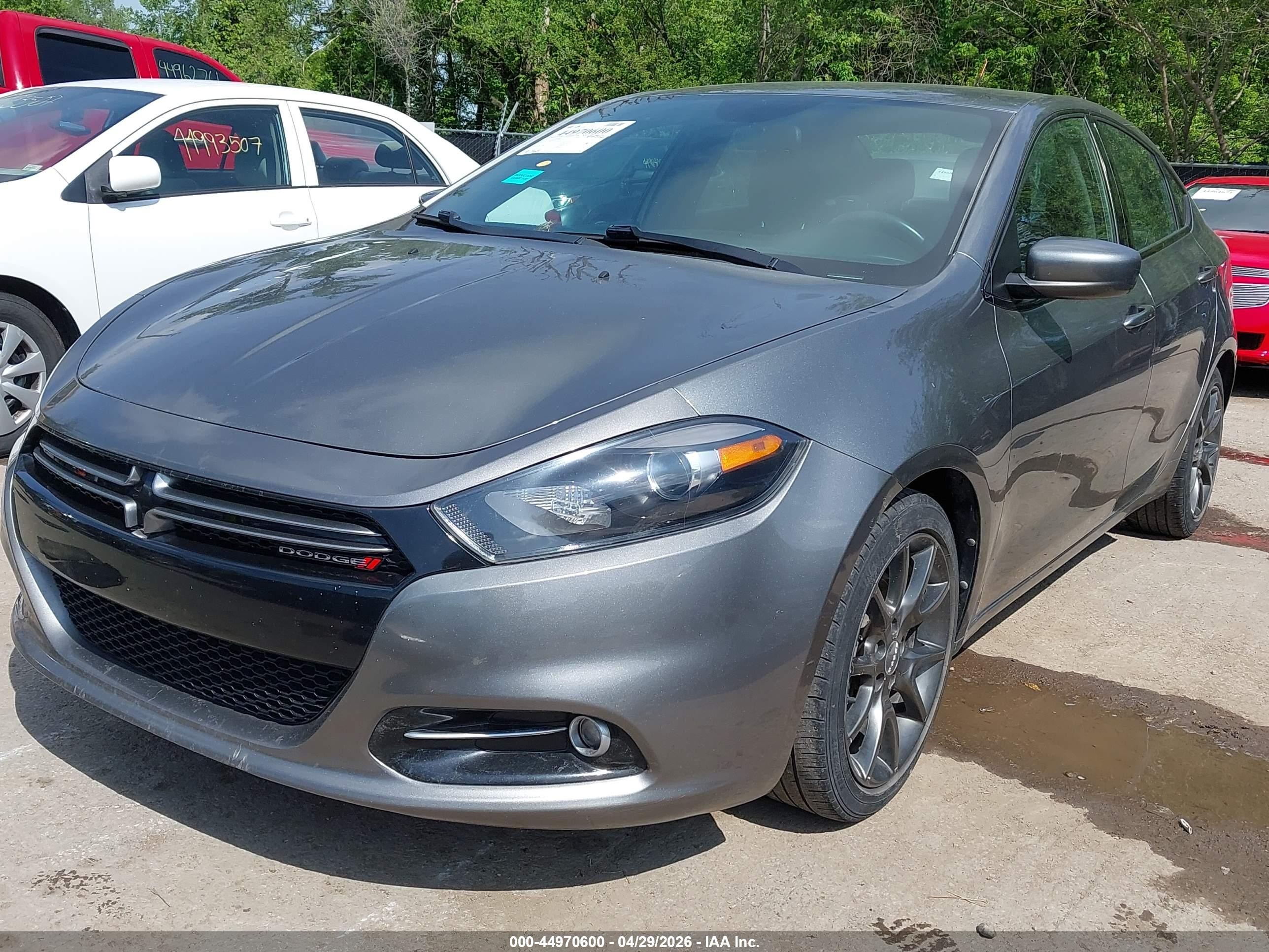 2013 Dodge Dart Rallye Gray vin: 1C3CDFBH8DD267400