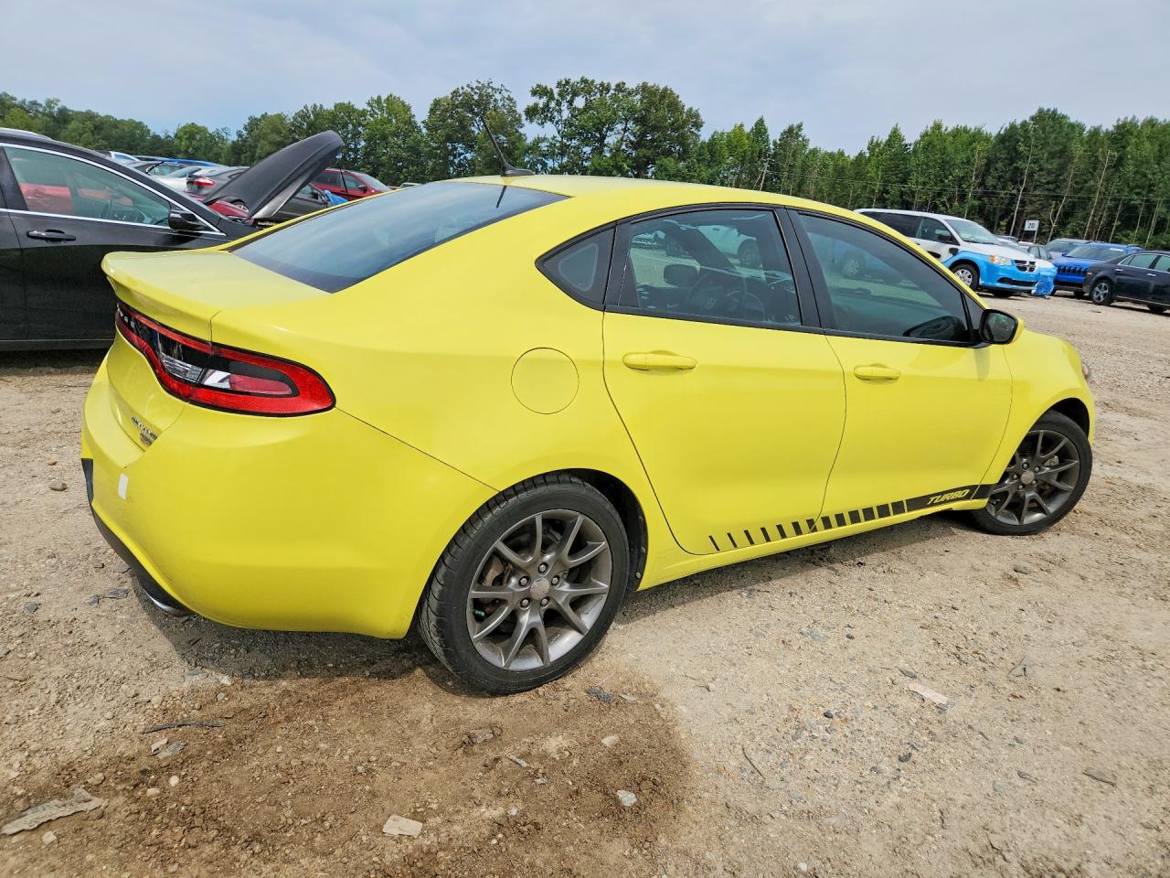 2013 Dodge Dart Sxt Yellow vin: 1C3CDFBH9DD178581