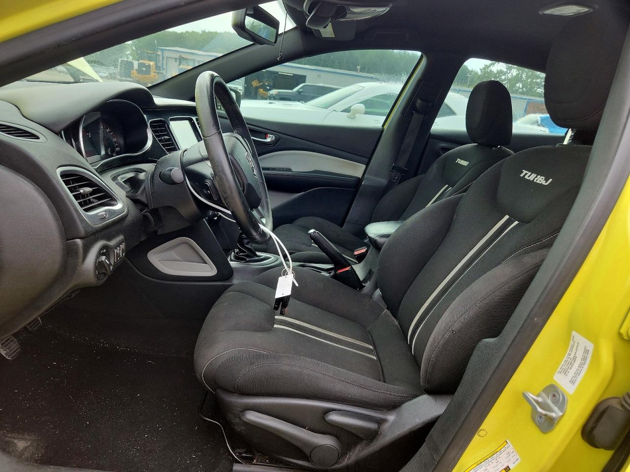 2013 Dodge Dart Sxt Yellow vin: 1C3CDFBH9DD178581