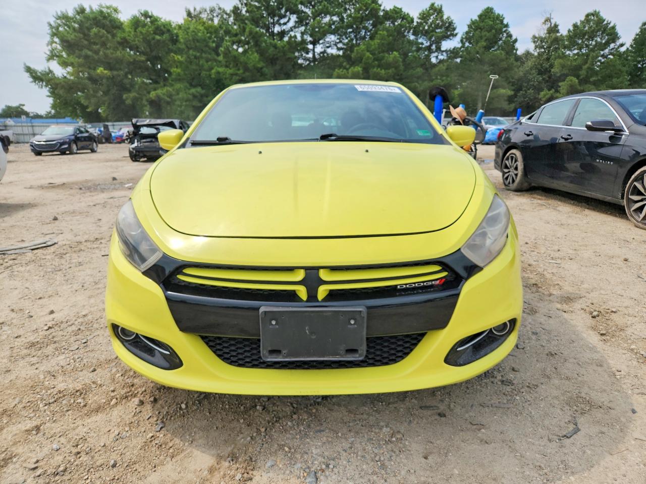 2013 Dodge Dart Sxt Yellow vin: 1C3CDFBH9DD178581