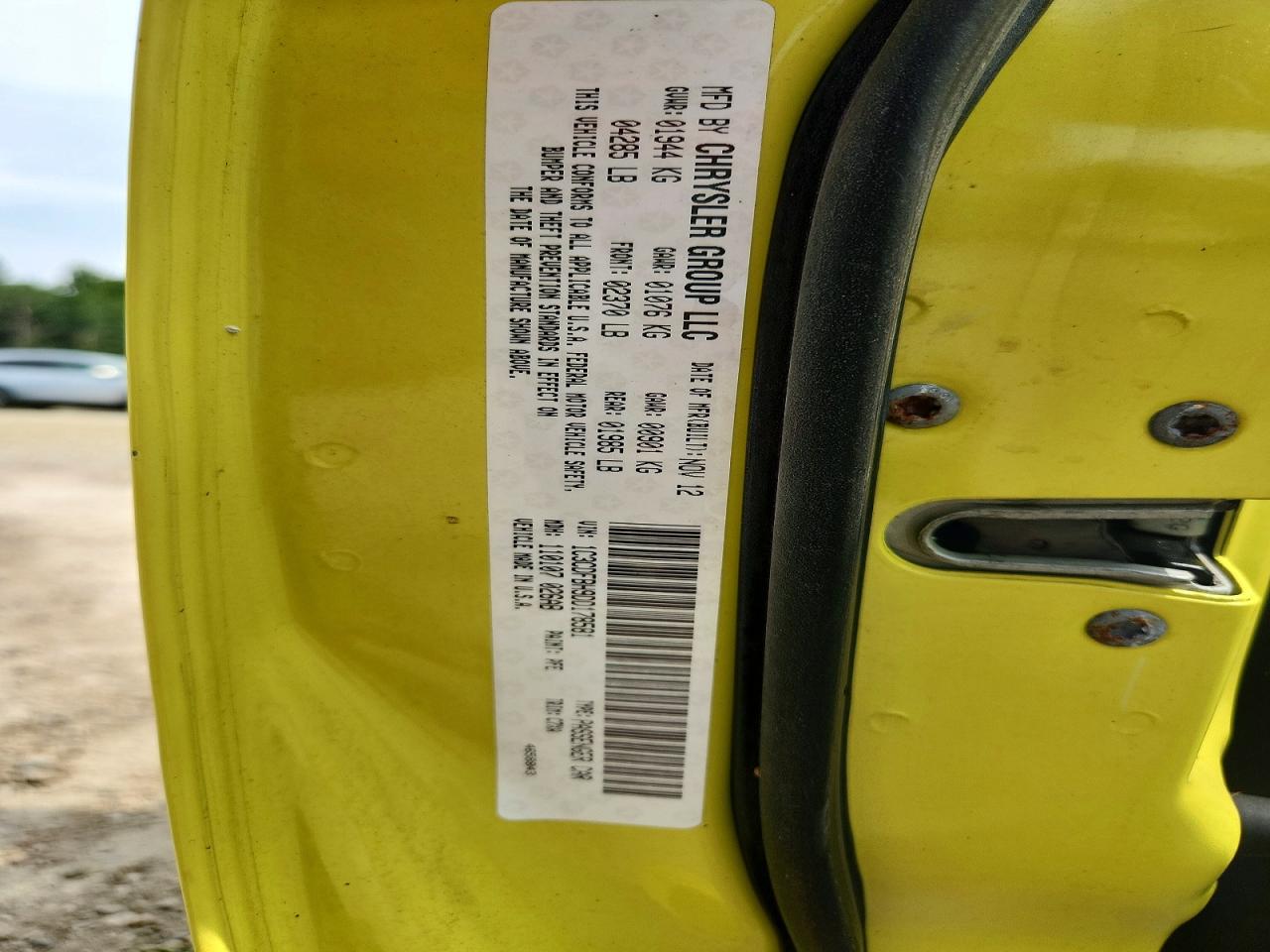 2013 Dodge Dart Sxt Yellow vin: 1C3CDFBH9DD178581