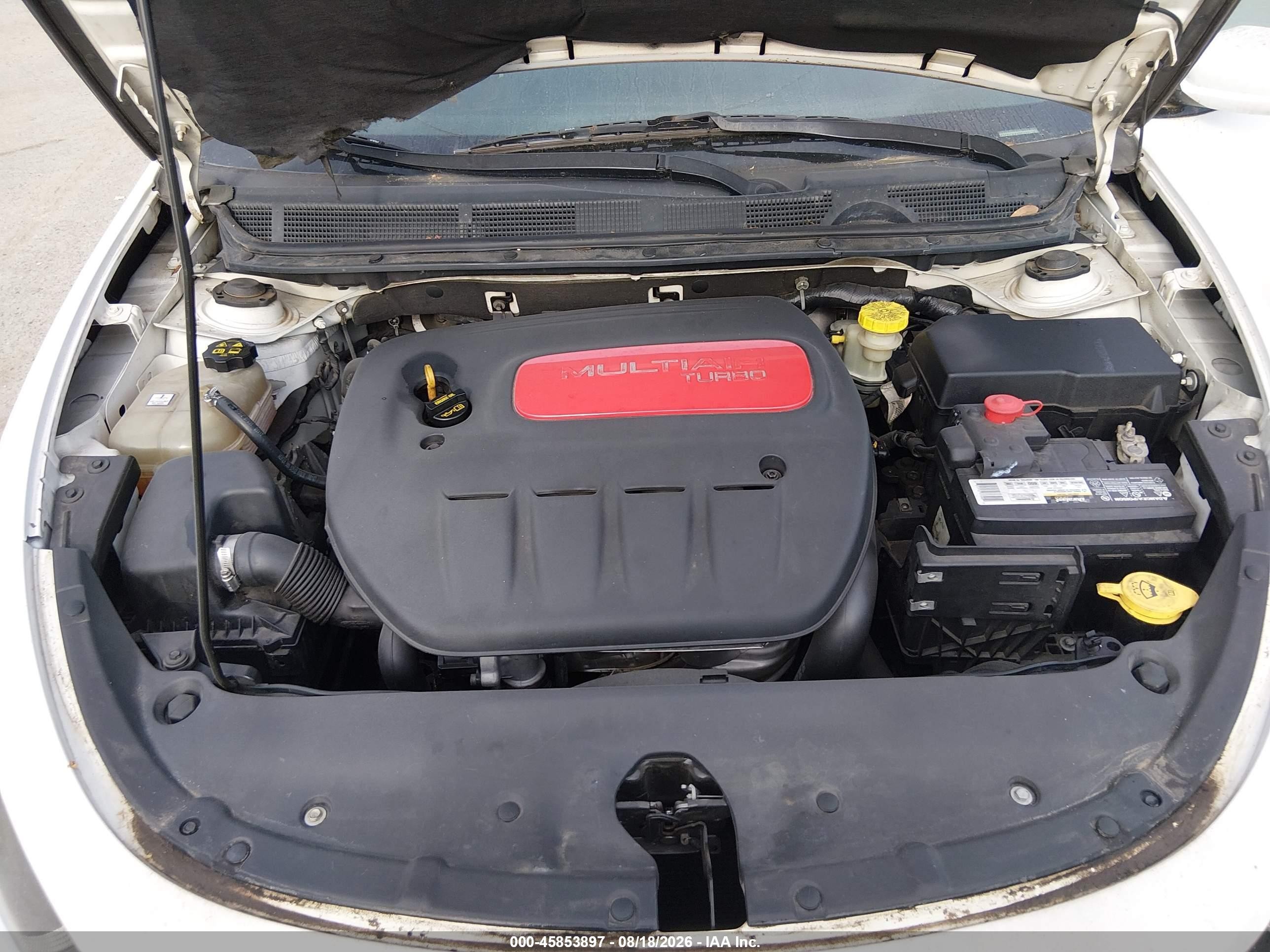 2013 Dodge Dart Rallye White vin: 1C3CDFBHXDD192134