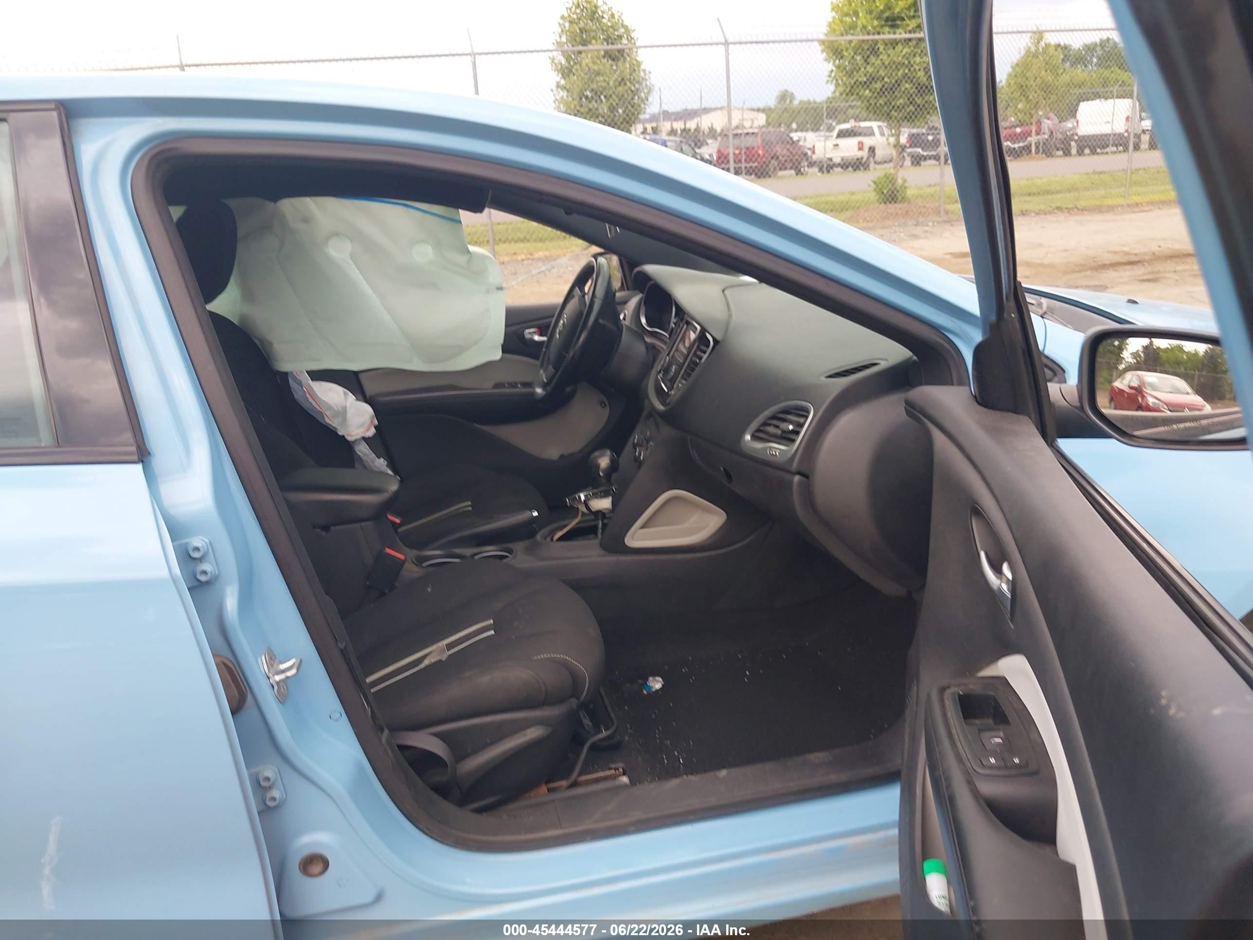 2013 Dodge Dart Rallye Light Blue vin: 1C3CDFBHXDD224905