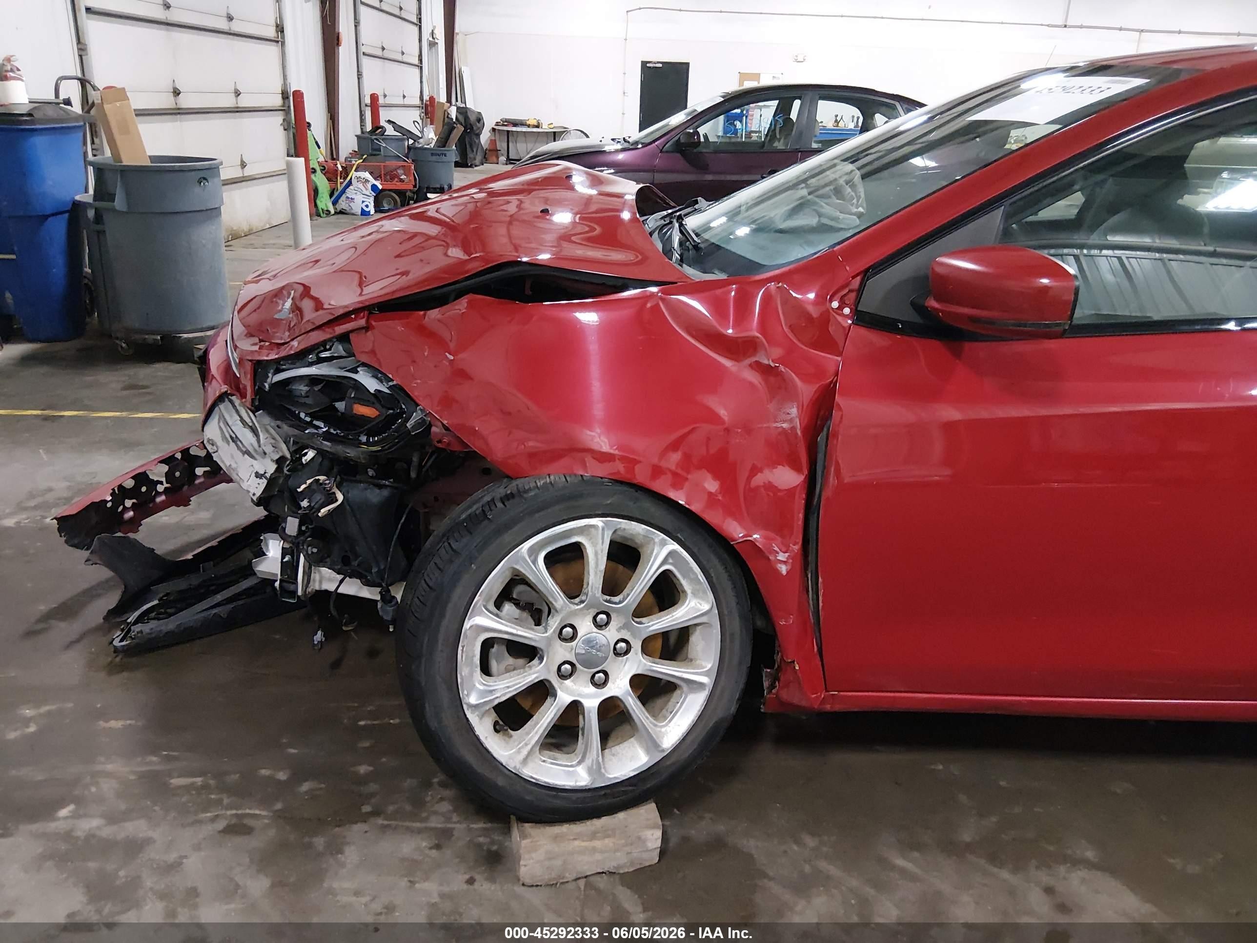 2013 Dodge Dart Limited Красный vin: 1C3CDFCA0DD131988