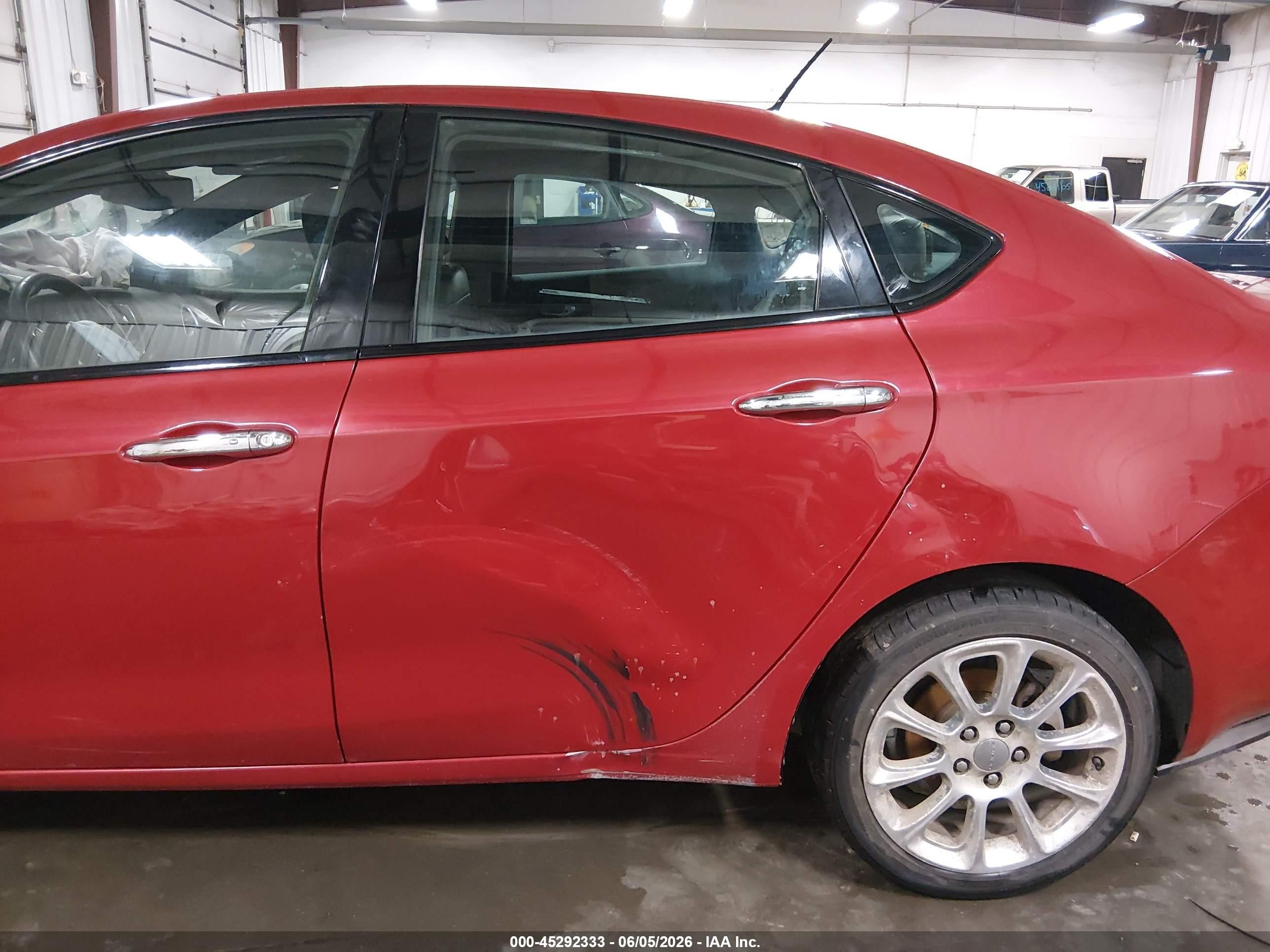 2013 Dodge Dart Limited Красный vin: 1C3CDFCA0DD131988