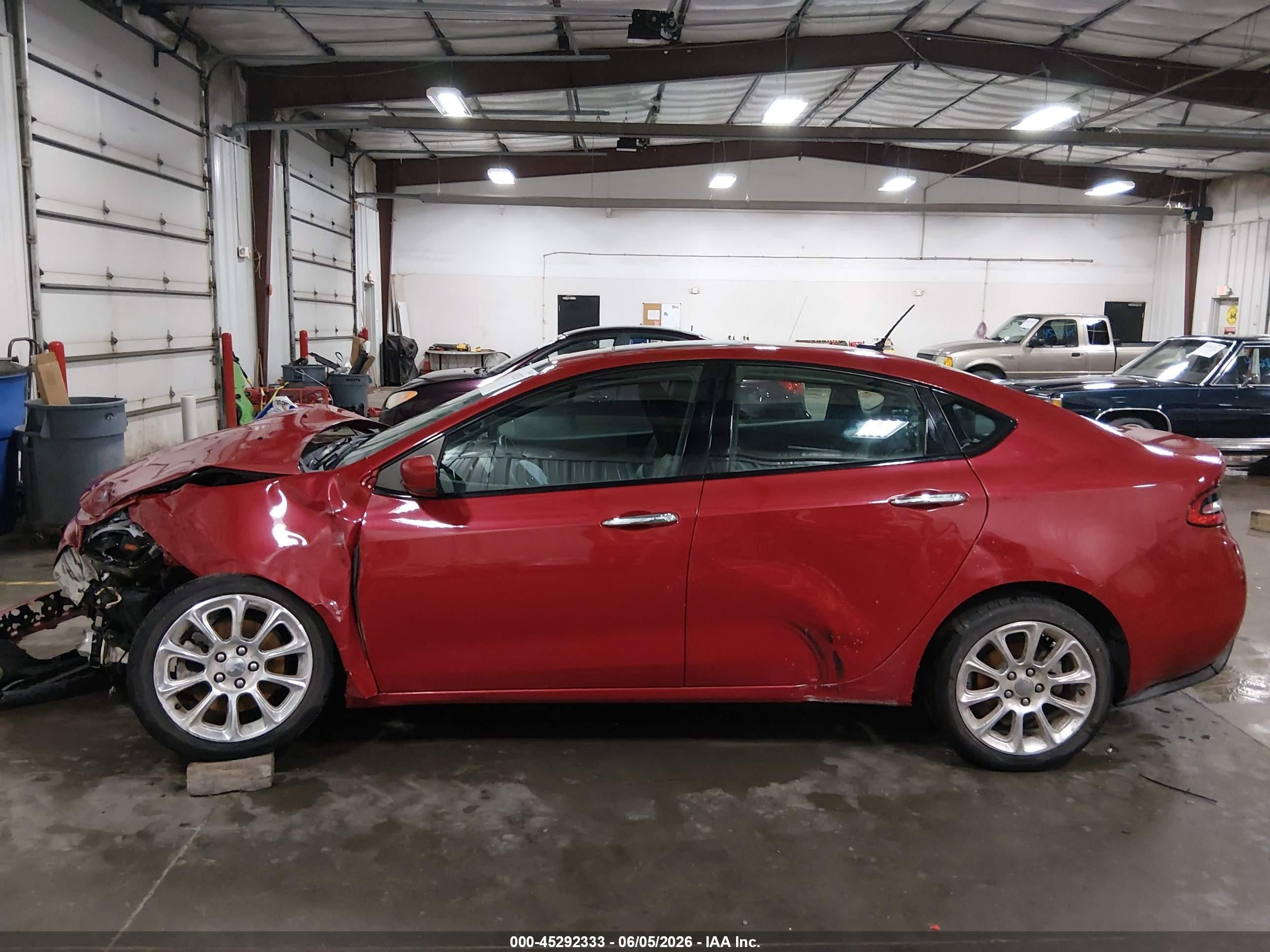 2013 Dodge Dart Limited Красный vin: 1C3CDFCA0DD131988