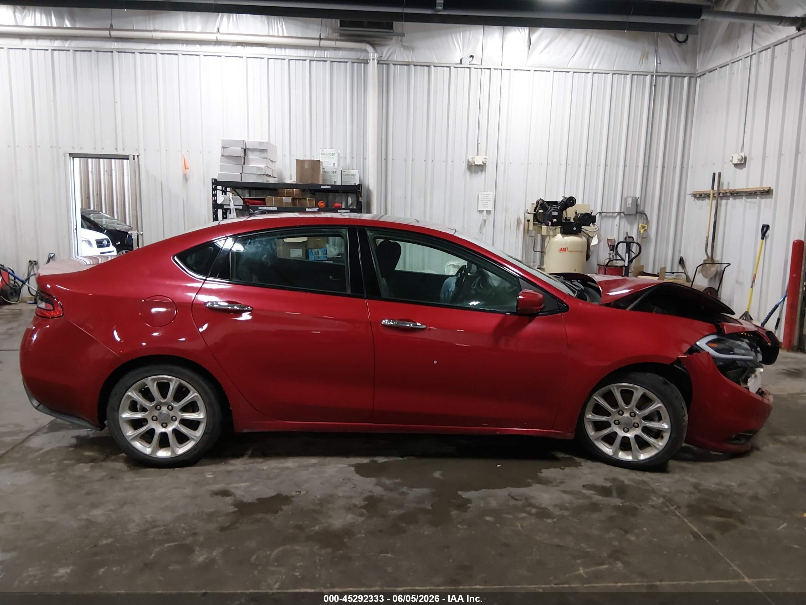 2013 Dodge Dart Limited Красный vin: 1C3CDFCA0DD131988