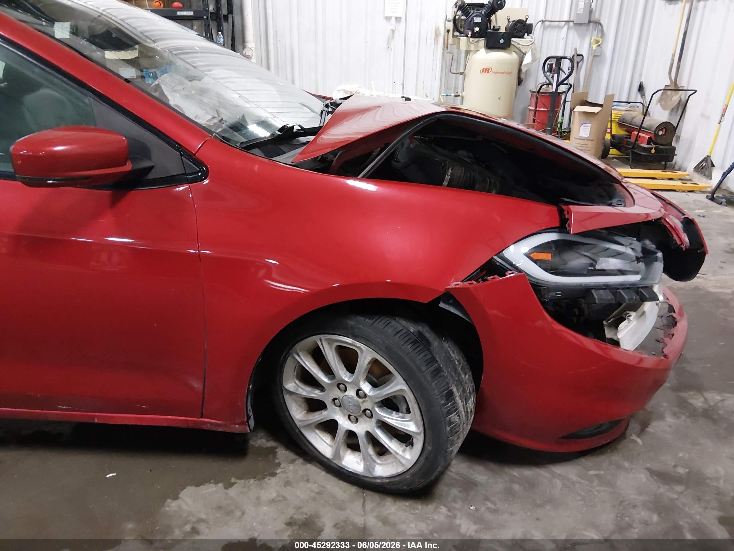 2013 Dodge Dart Limited Красный vin: 1C3CDFCA0DD131988