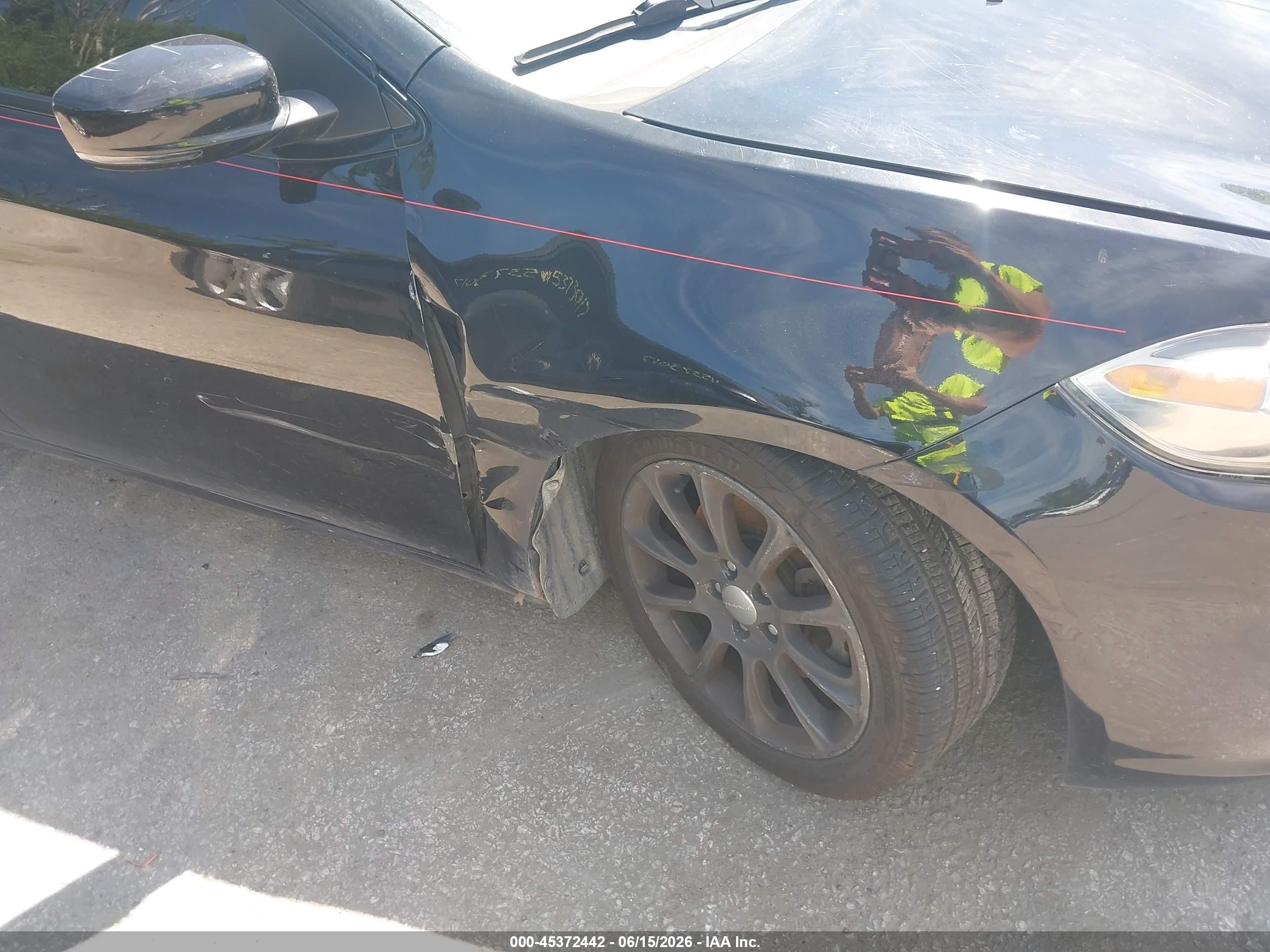 2013 Dodge Dart Limited Черный vin: 1C3CDFCA0DD156017