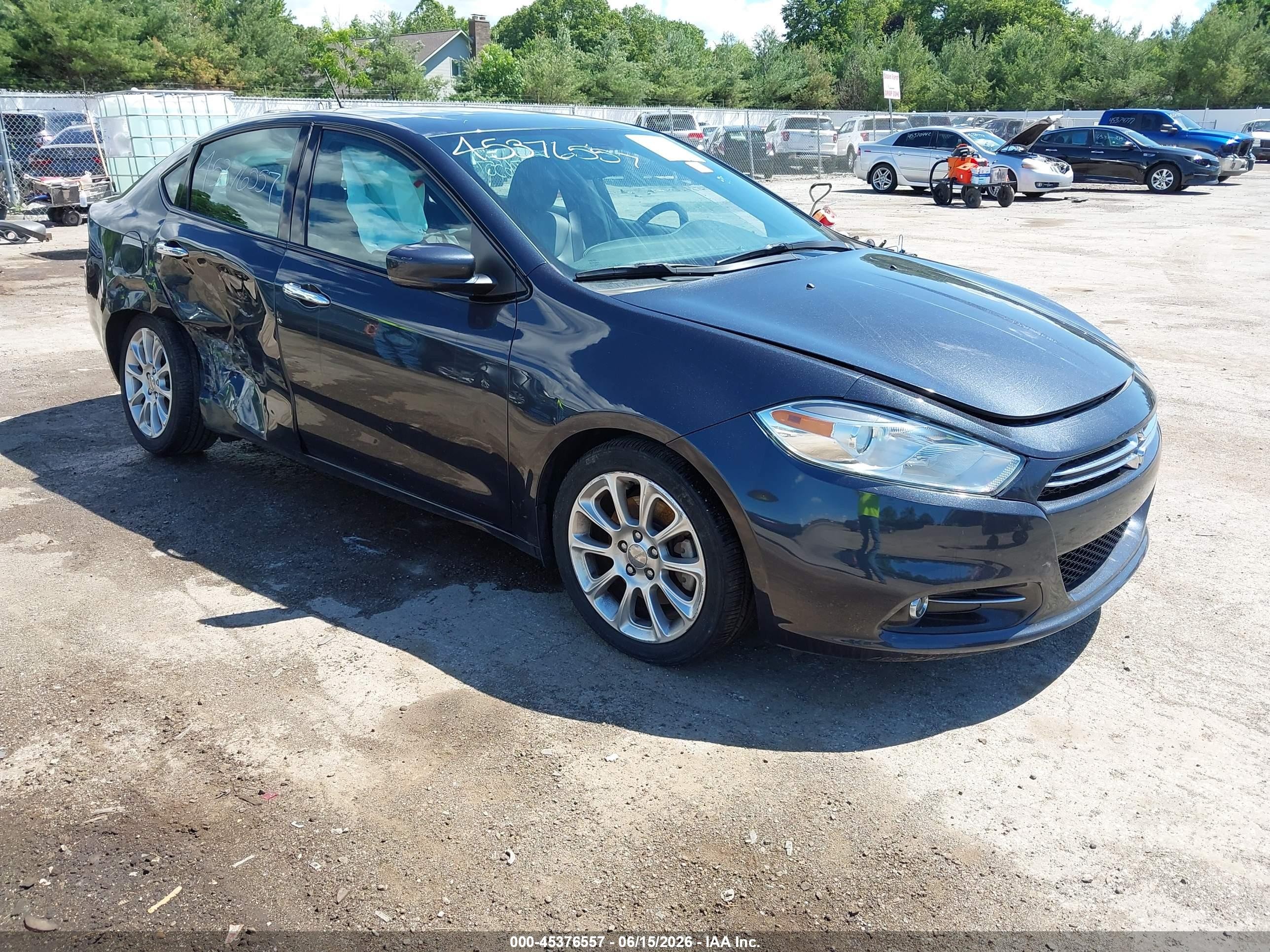 2013 Dodge Dart Limited Black vin: 1C3CDFCA0DD346593