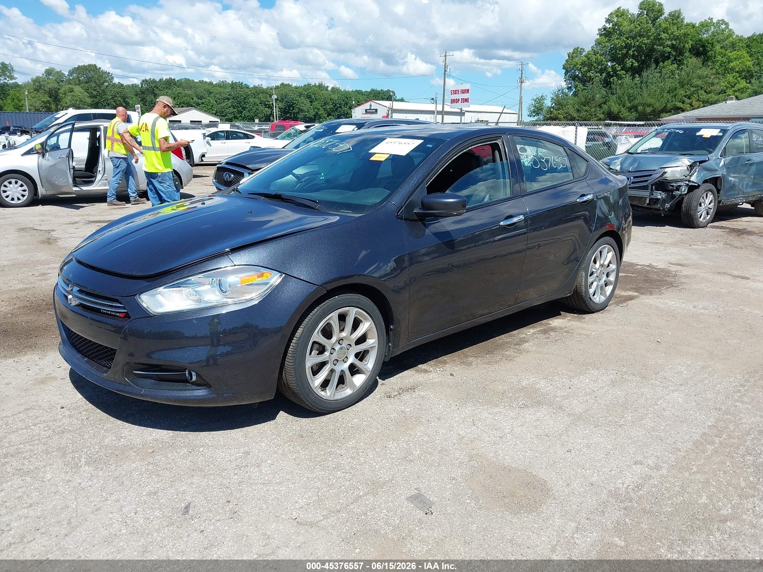 2013 Dodge Dart Limited Black vin: 1C3CDFCA0DD346593