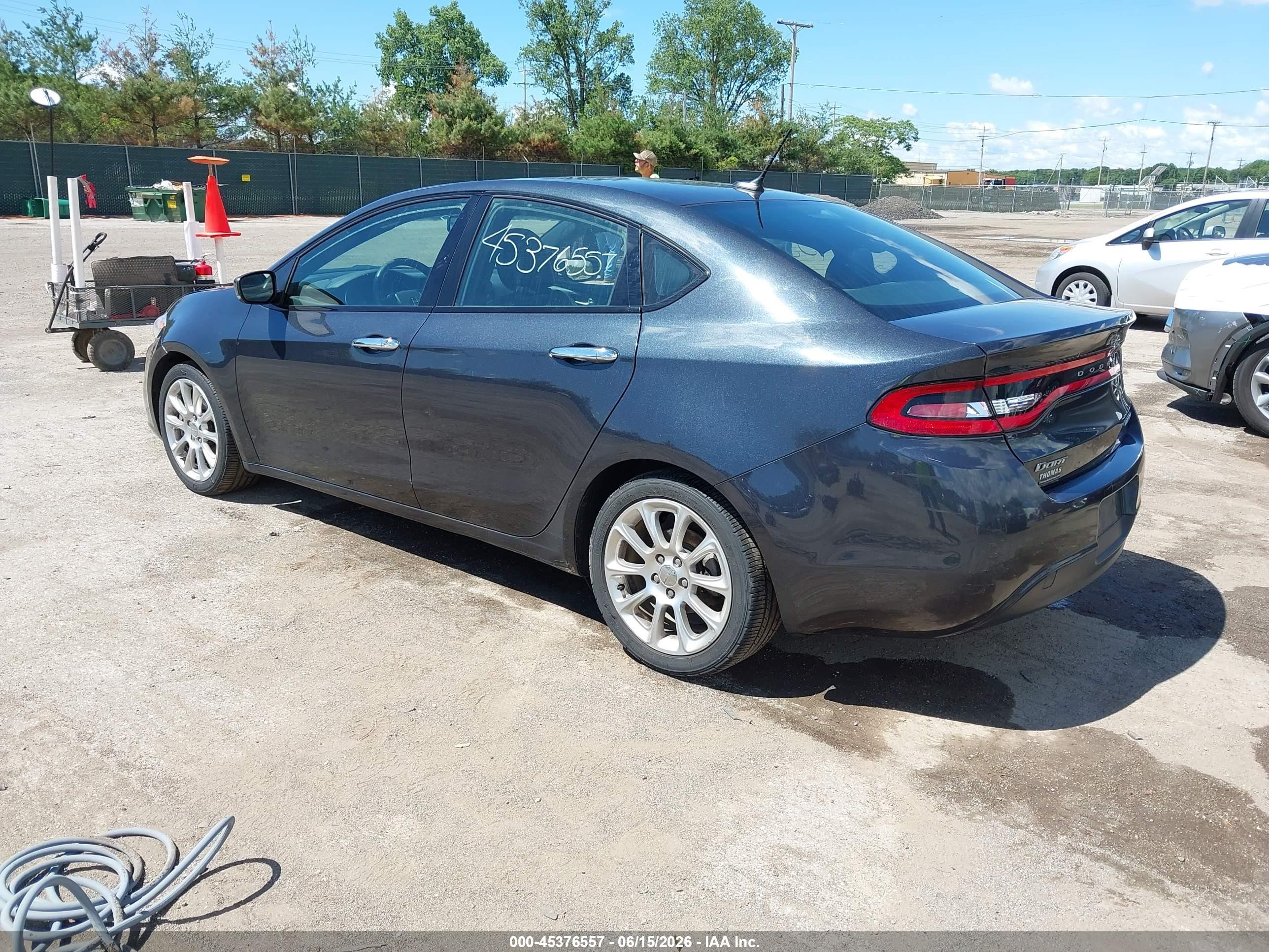 2013 Dodge Dart Limited Black vin: 1C3CDFCA0DD346593