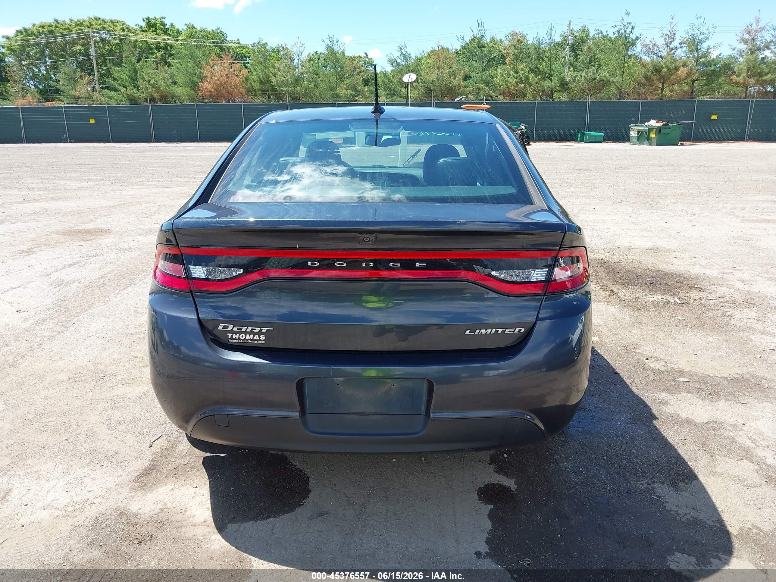 2013 Dodge Dart Limited Black vin: 1C3CDFCA0DD346593