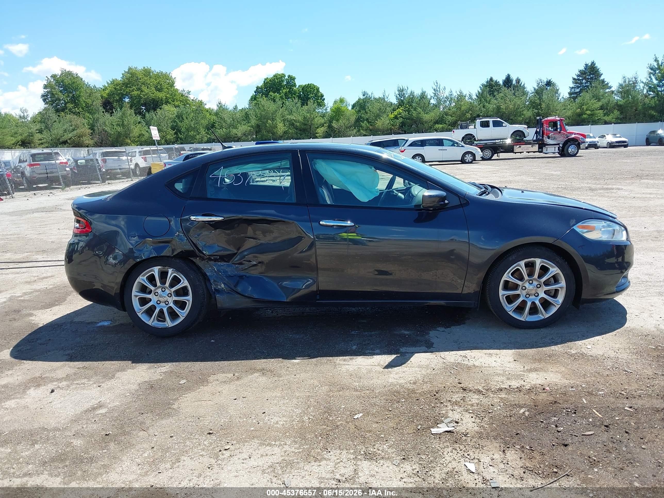 2013 Dodge Dart Limited Black vin: 1C3CDFCA0DD346593