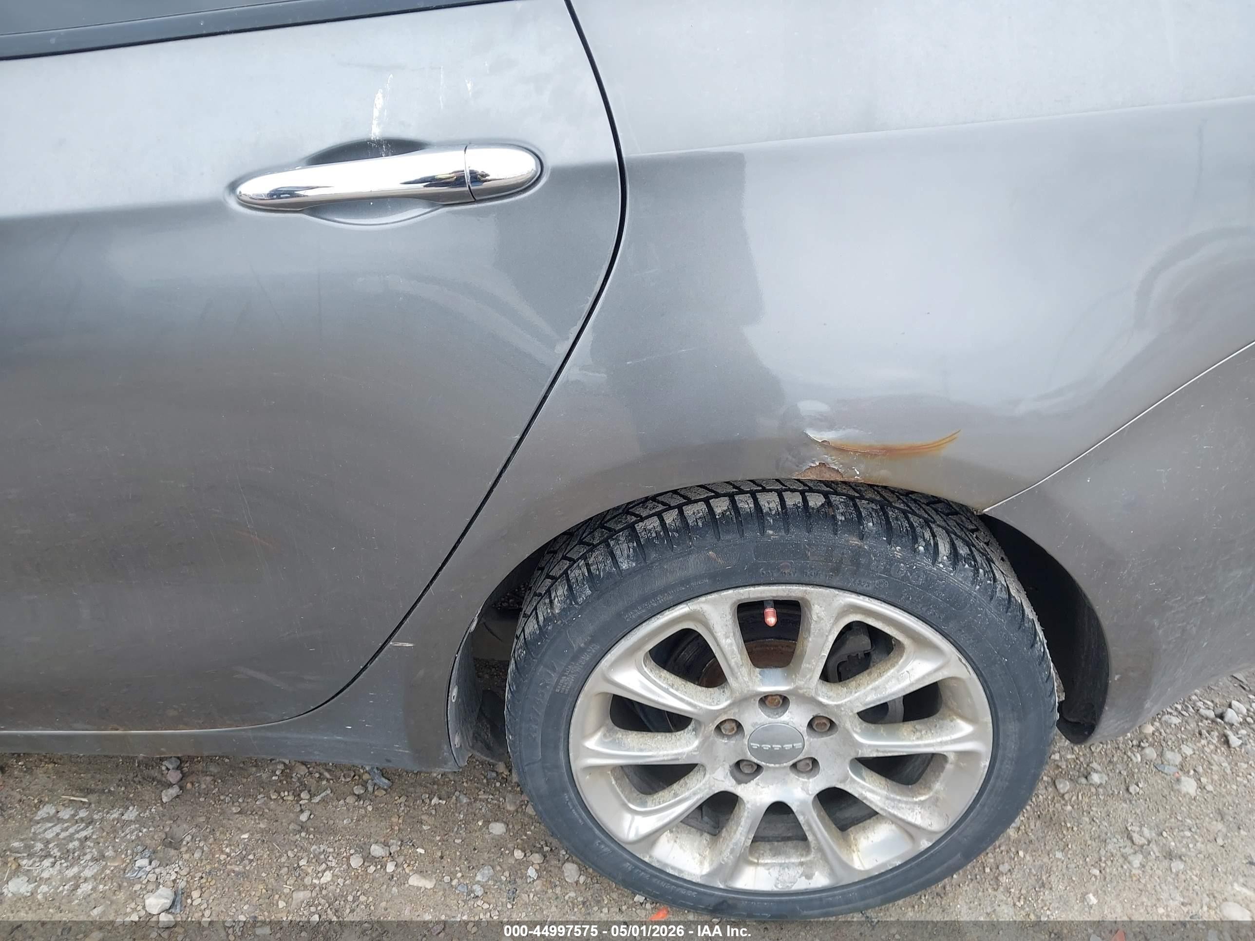 2013 Dodge Dart Limited Серый vin: 1C3CDFCA0DD710883