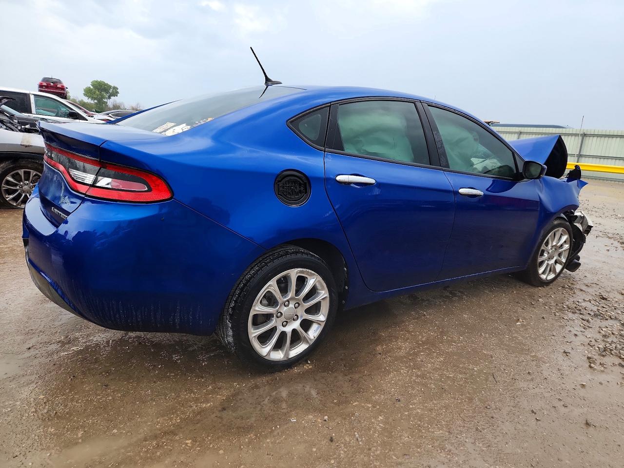 2013 Dodge Dart Limited Blue vin: 1C3CDFCA1DD197689