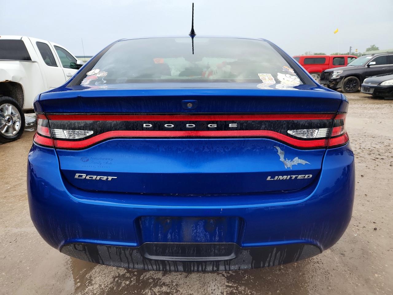 2013 Dodge Dart Limited Blue vin: 1C3CDFCA1DD197689