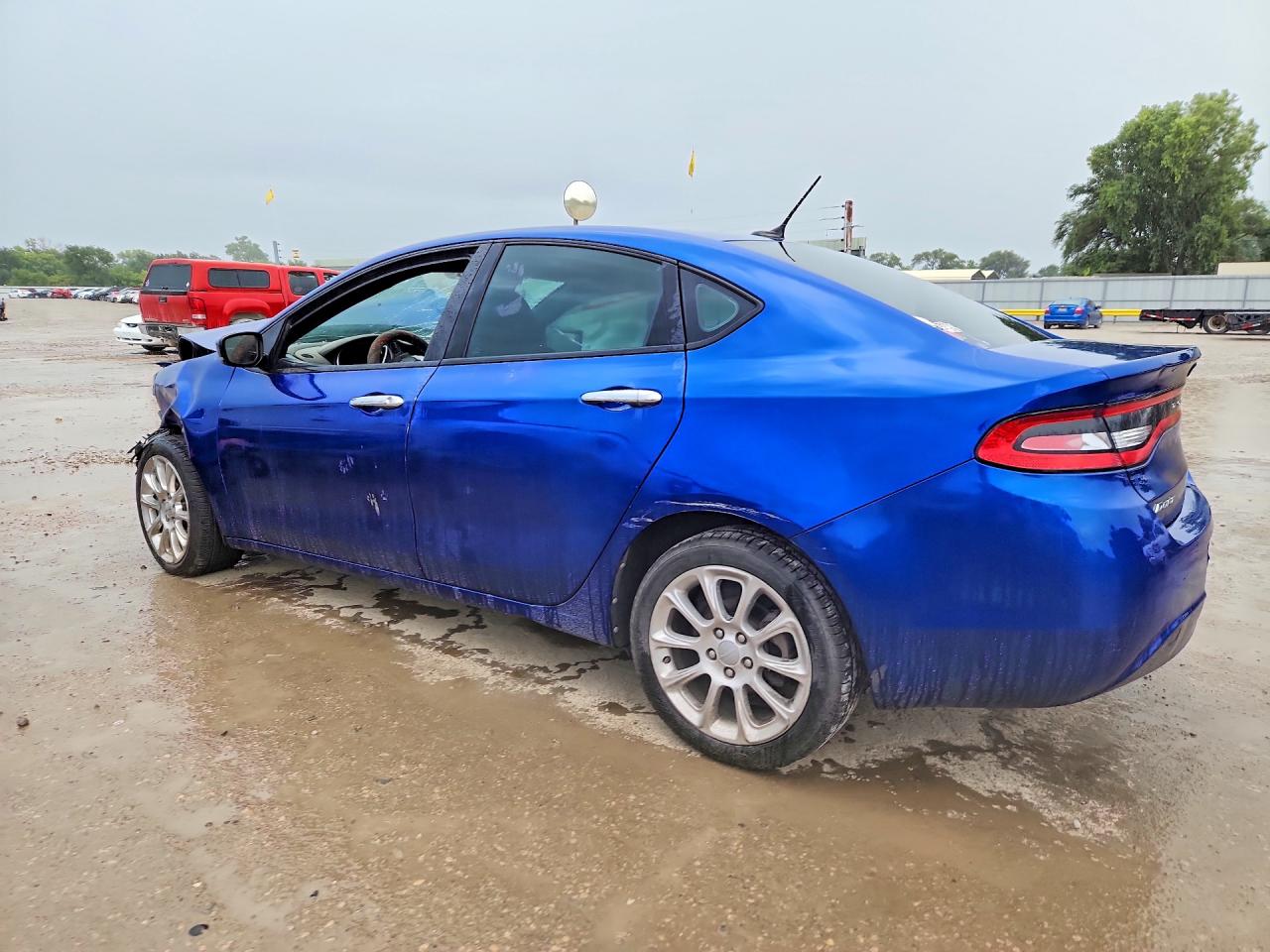 2013 Dodge Dart Limited Blue vin: 1C3CDFCA1DD197689