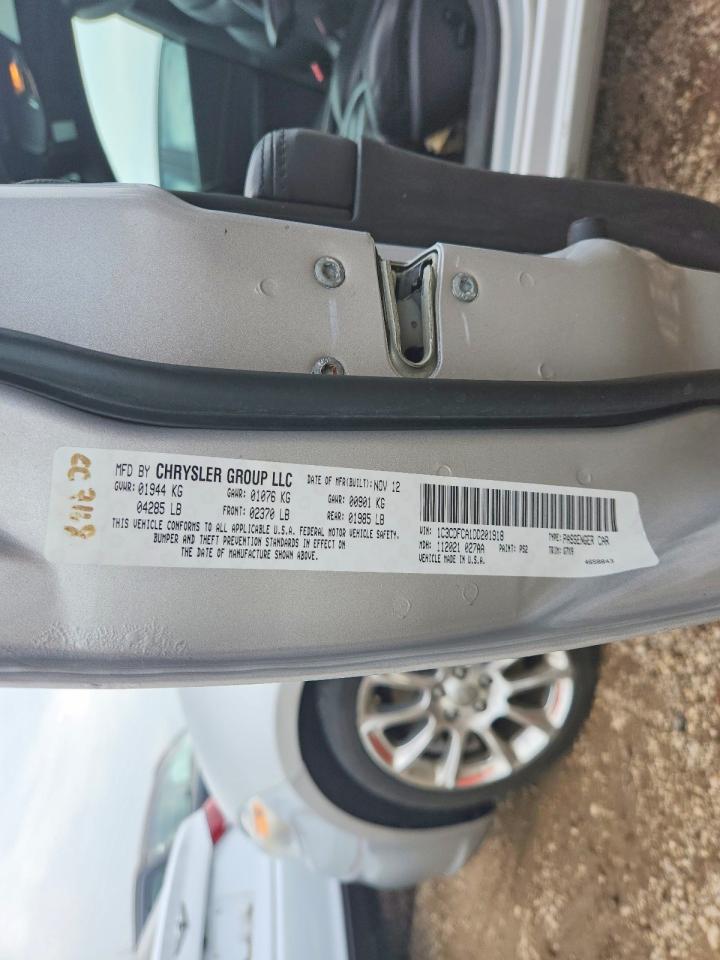 2013 Dodge Dart Limited Silver vin: 1C3CDFCA1DD201918