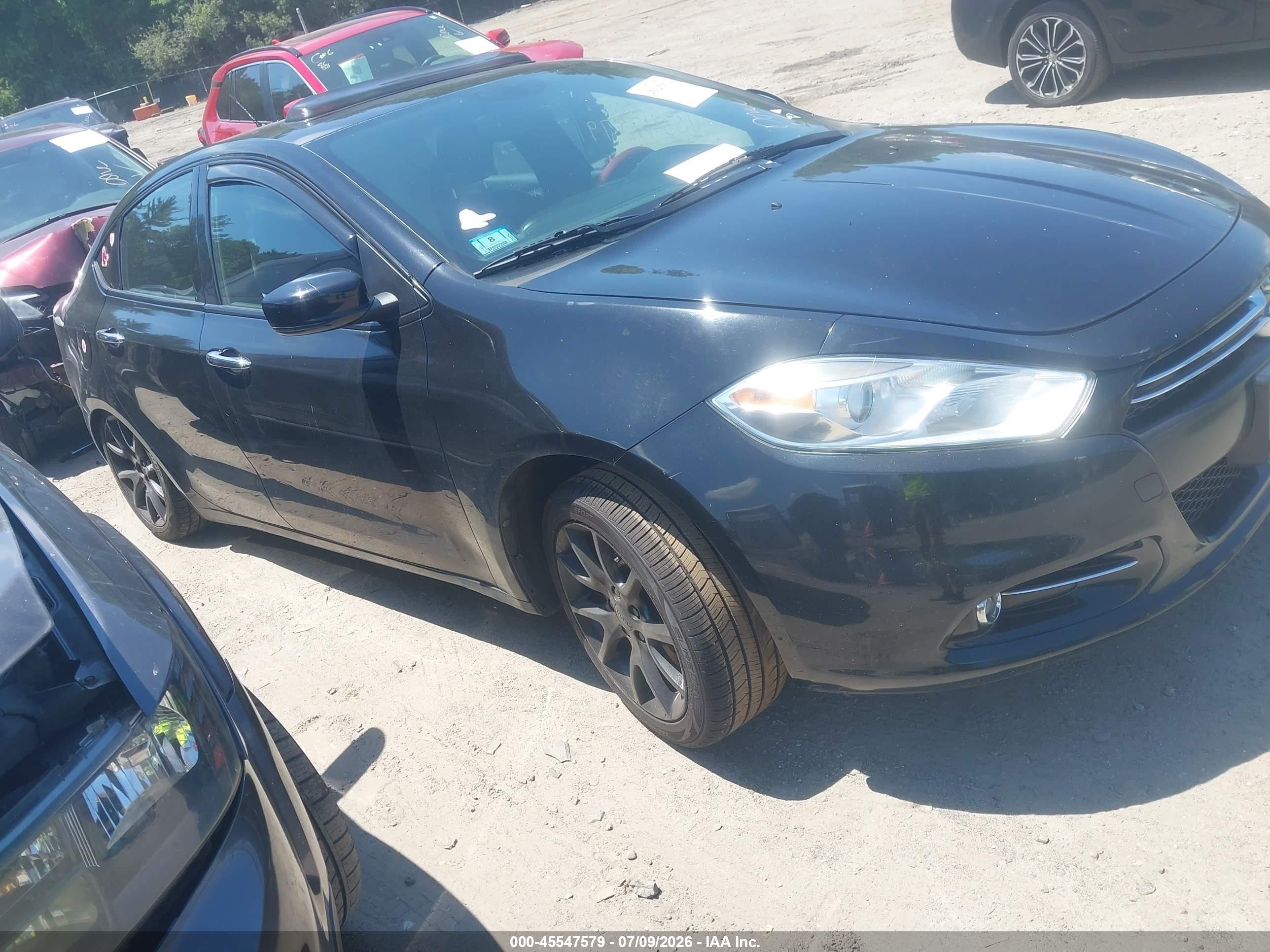 2013 Dodge Dart Limited Black vin: 1C3CDFCA2DD150638