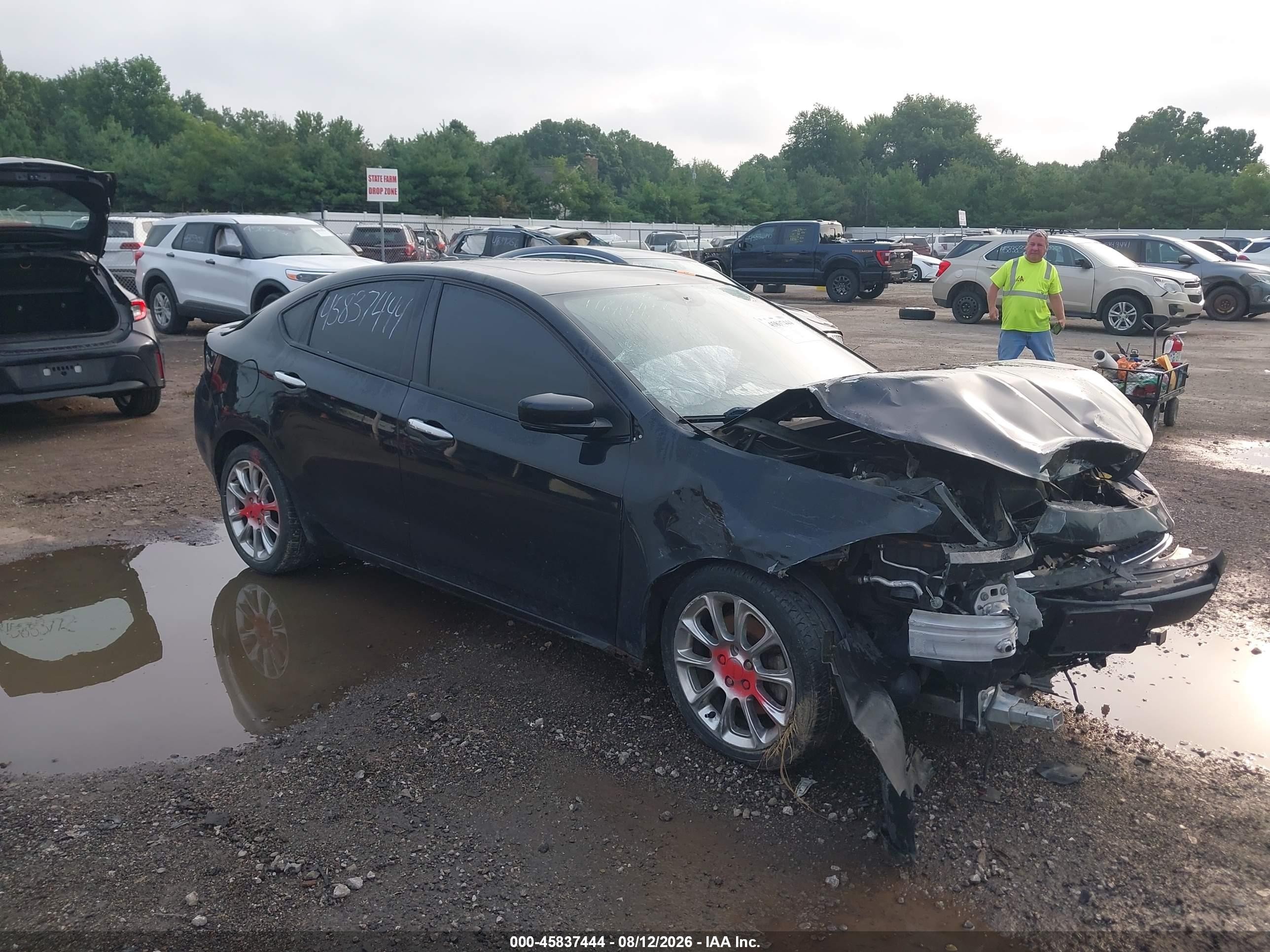 2013 Dodge Dart Limited Black vin: 1C3CDFCA2DD214192
