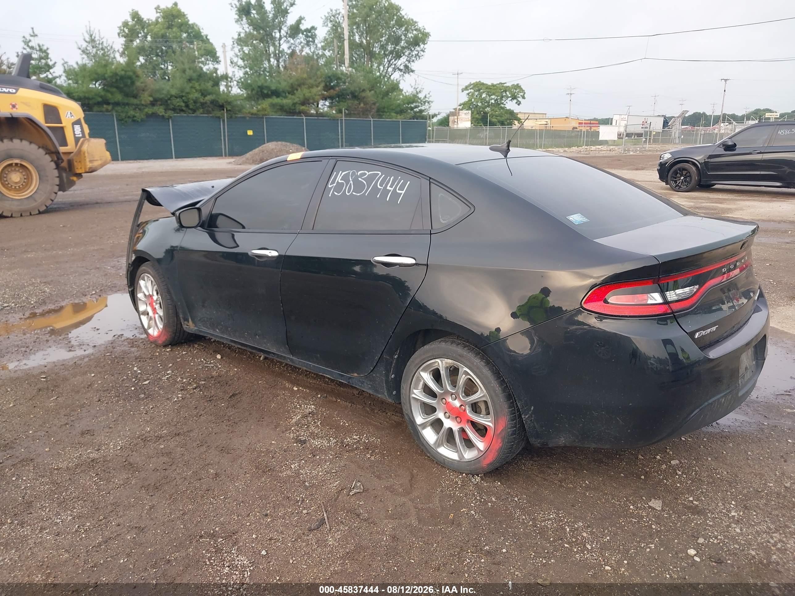 2013 Dodge Dart Limited Black vin: 1C3CDFCA2DD214192