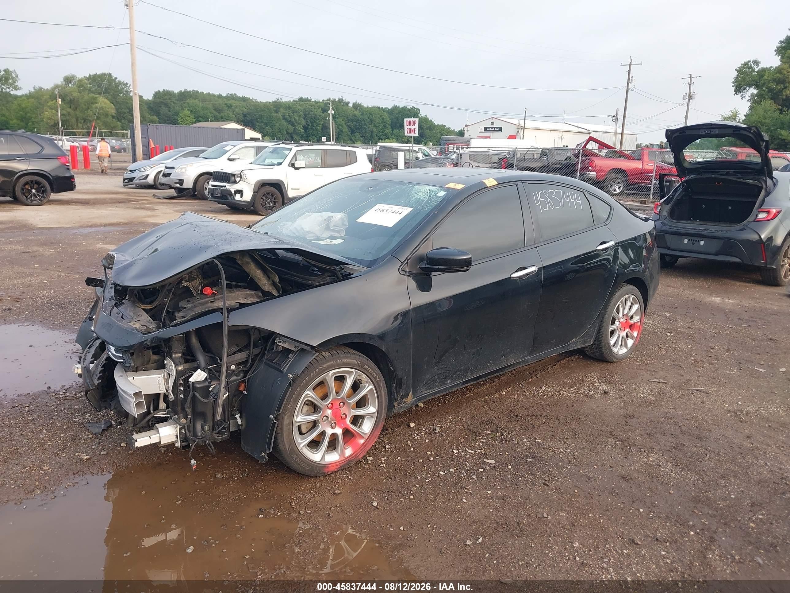 2013 Dodge Dart Limited Black vin: 1C3CDFCA2DD214192