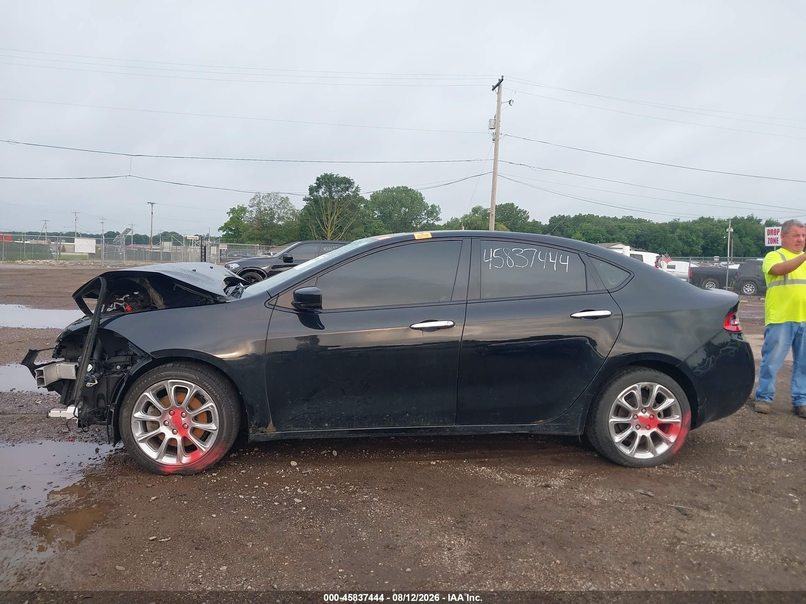 2013 Dodge Dart Limited Black vin: 1C3CDFCA2DD214192
