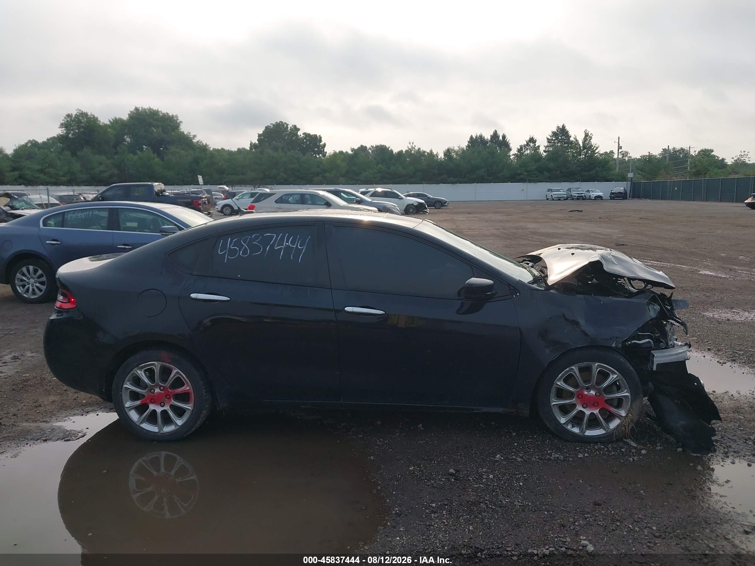 2013 Dodge Dart Limited Black vin: 1C3CDFCA2DD214192