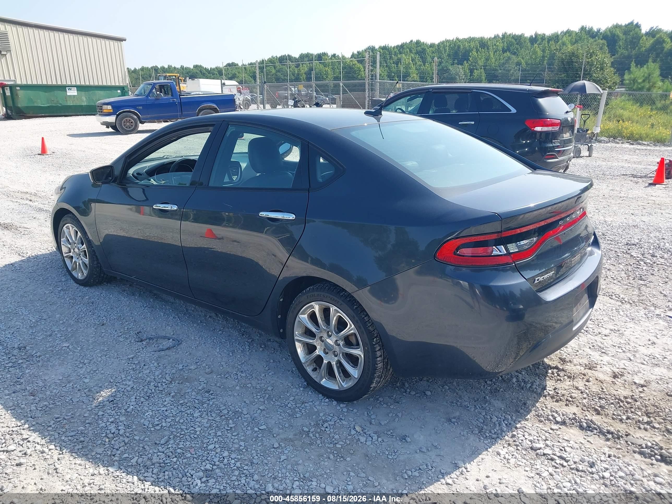 2013 Dodge Dart Limited/r/t Gray vin: 1C3CDFCA2DD261240