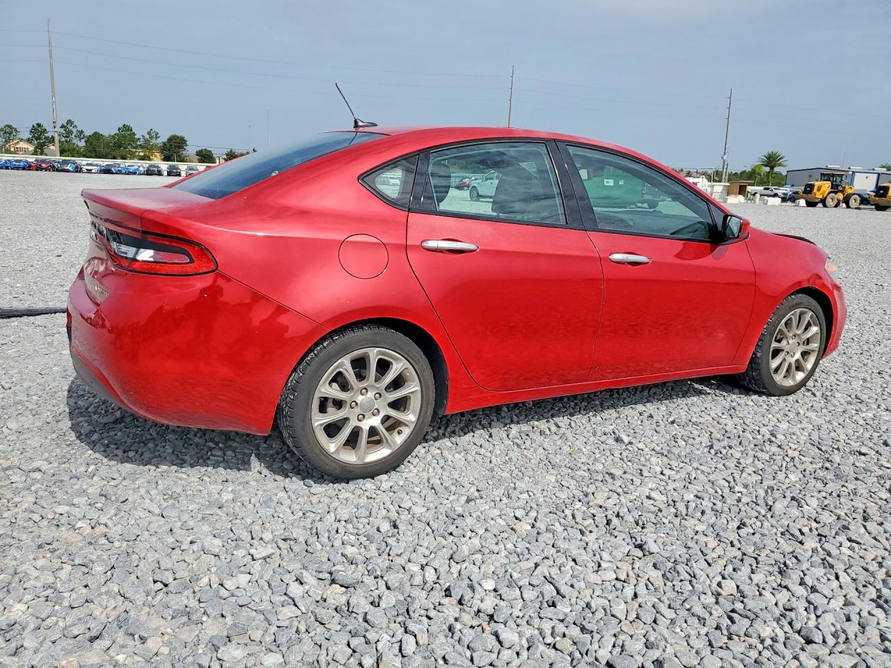 2013 Dodge Dart Limited Красный vin: 1C3CDFCA2DD311134