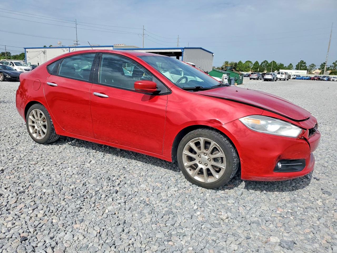 2013 Dodge Dart Limited Красный vin: 1C3CDFCA2DD311134