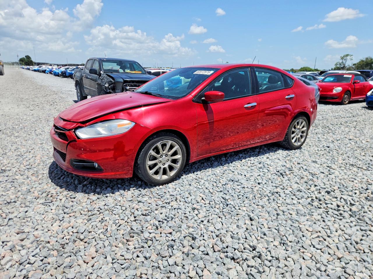 2013 Dodge Dart Limited Красный vin: 1C3CDFCA2DD311134