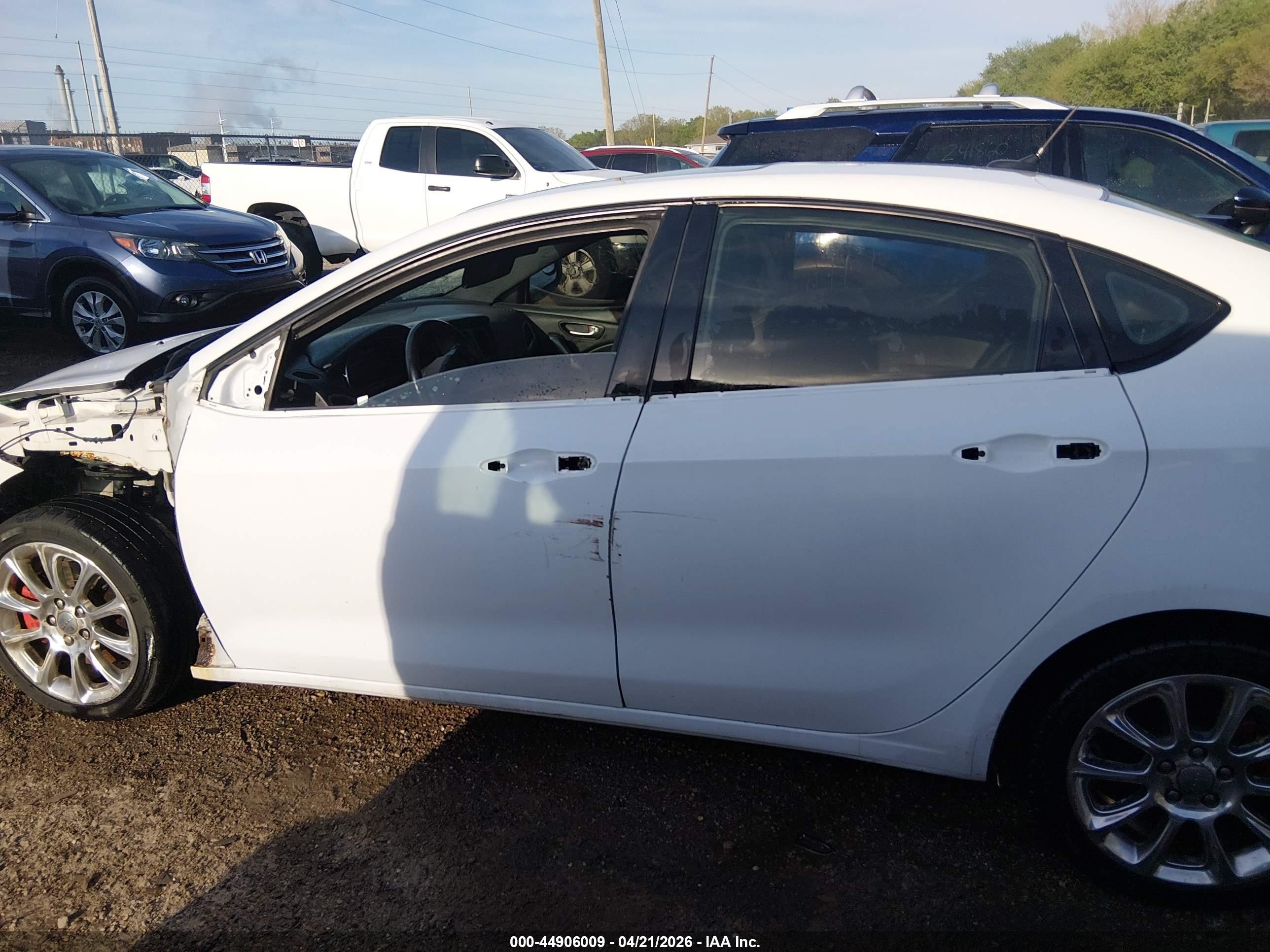 2013 Dodge Dart Limited White vin: 1C3CDFCA2DD314423