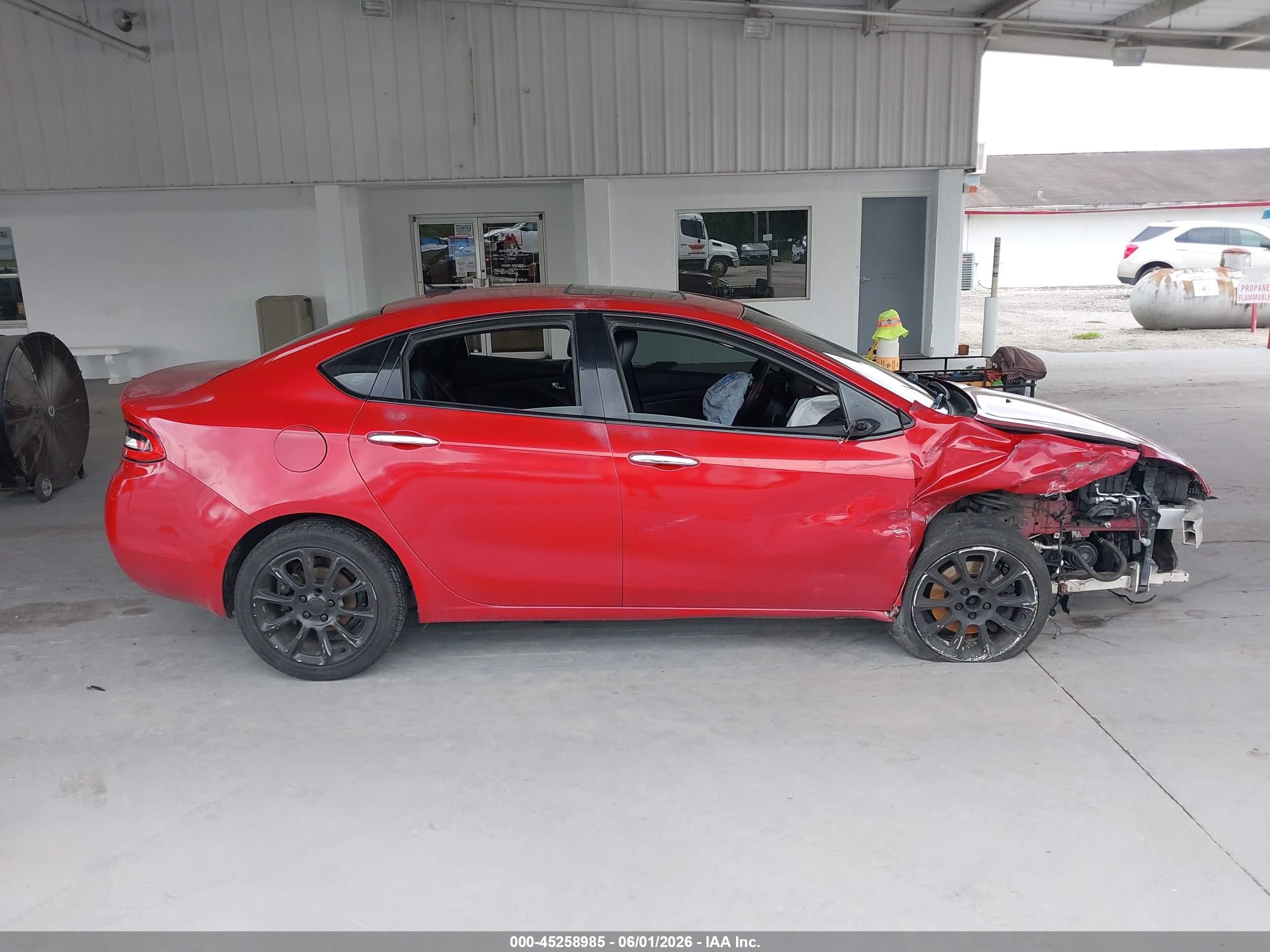 2013 Dodge Dart Limited Red vin: 1C3CDFCA3DD337936