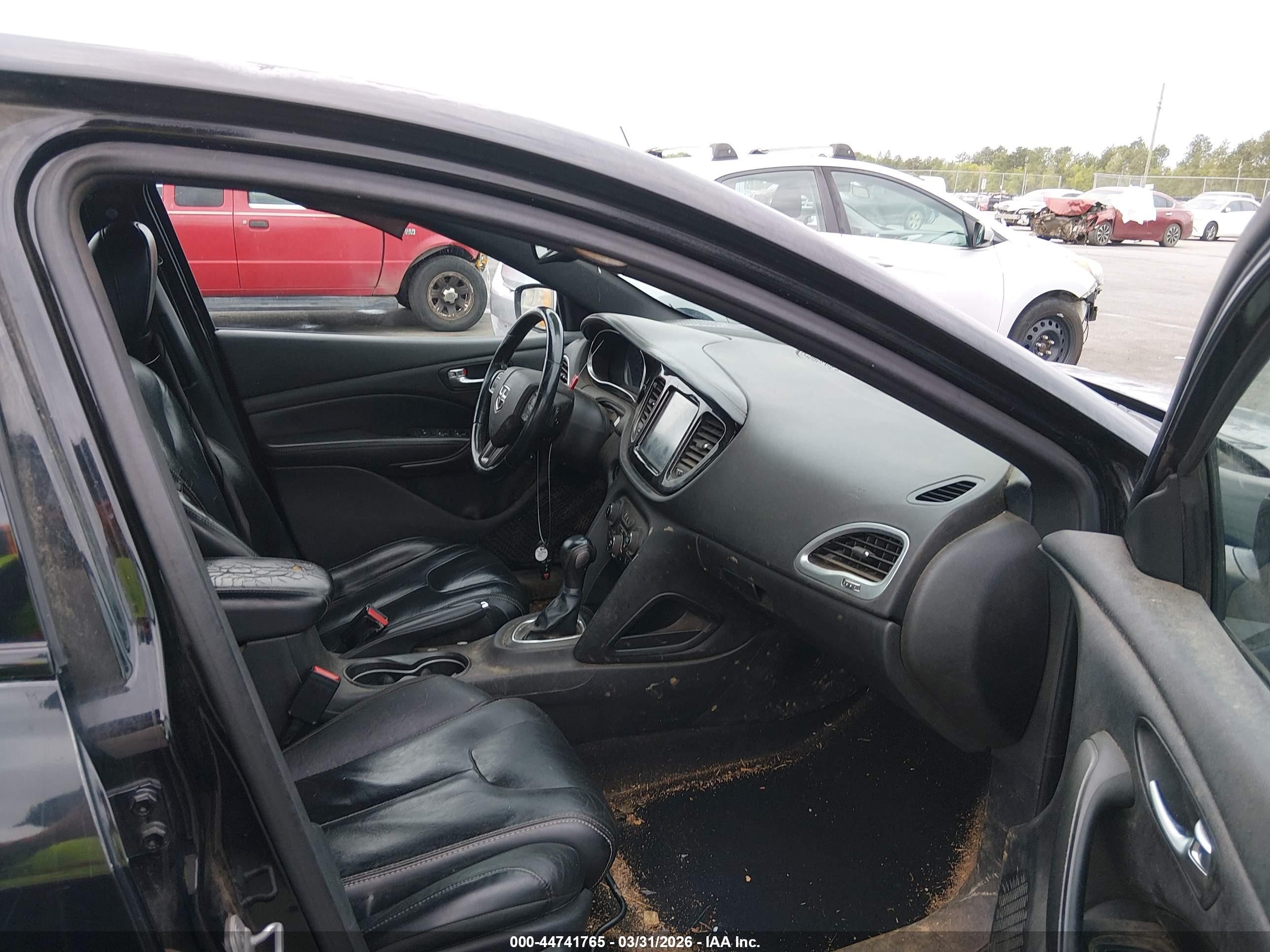 2013 Dodge Dart Limited Black vin: 1C3CDFCA4DD247338