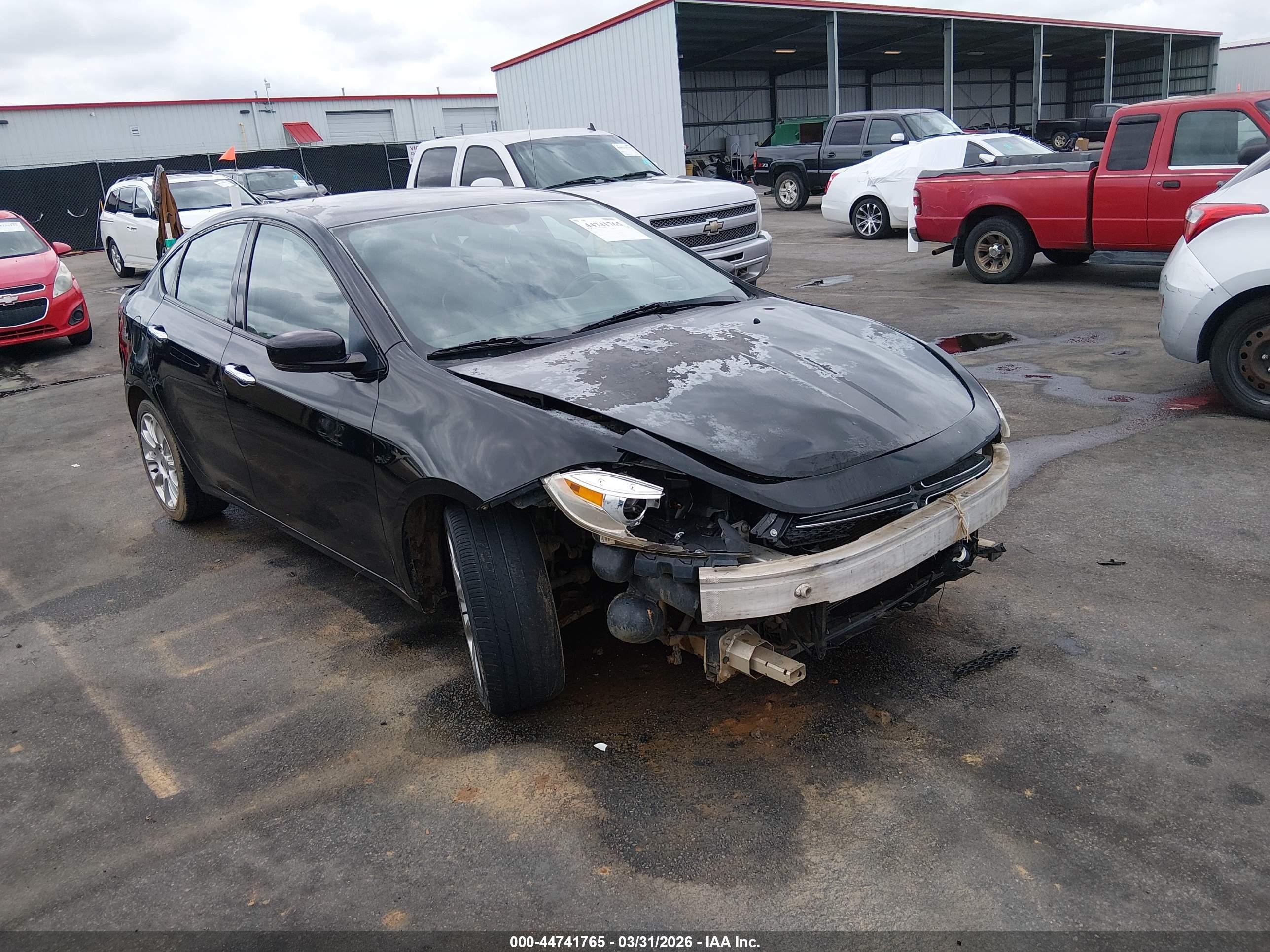 2013 Dodge Dart Limited Black vin: 1C3CDFCA4DD247338