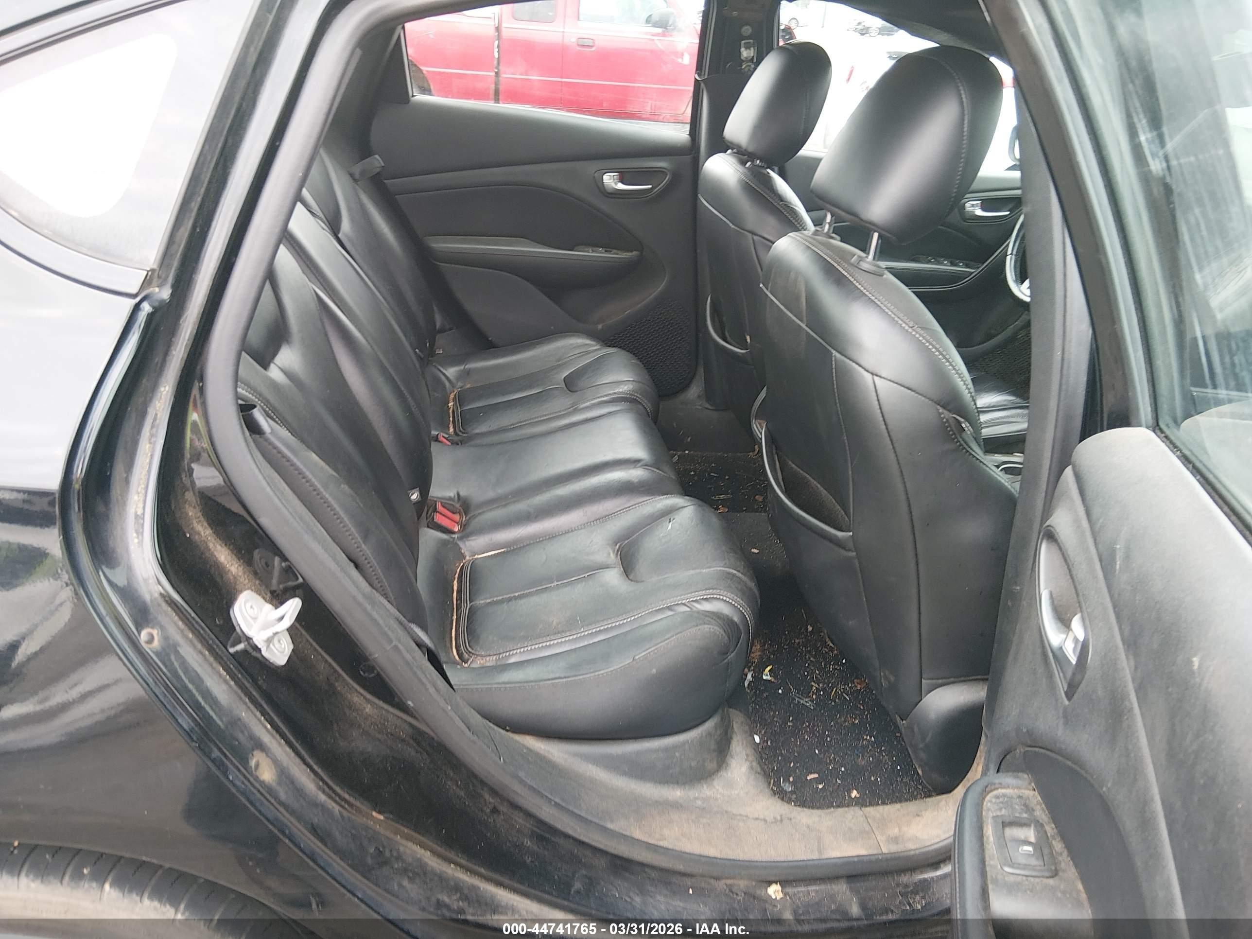 2013 Dodge Dart Limited Black vin: 1C3CDFCA4DD247338